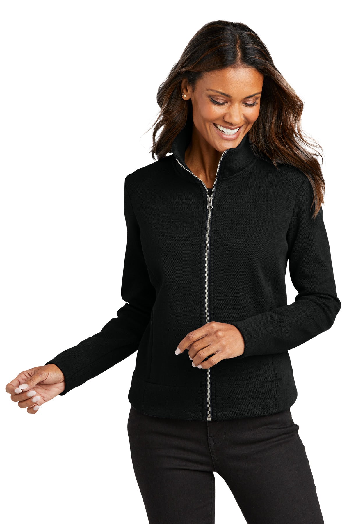 Port Authority Women's Network Fleece Jacket - Deep Black