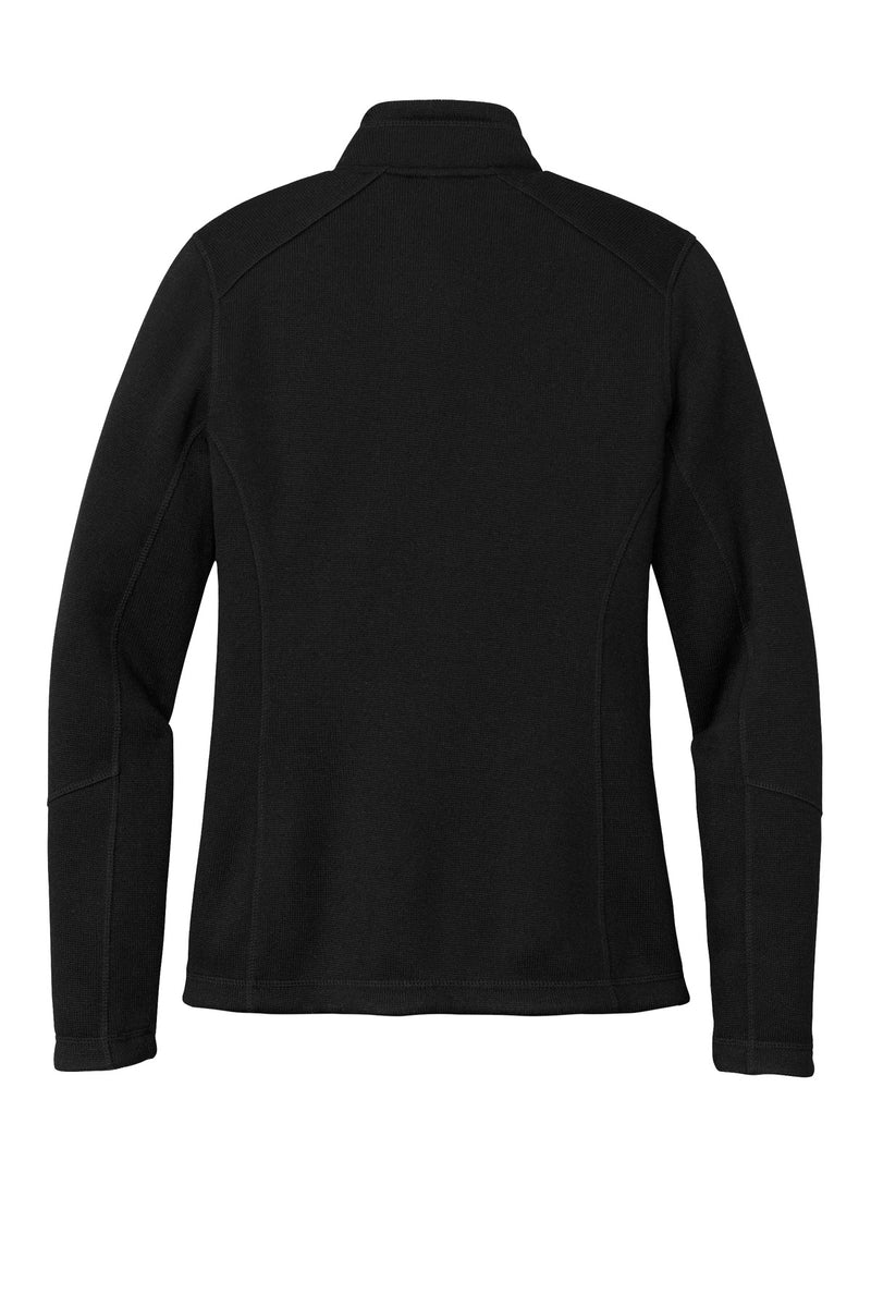Port Authority Women's Arc Sweater Fleece Jacket - Deep Black