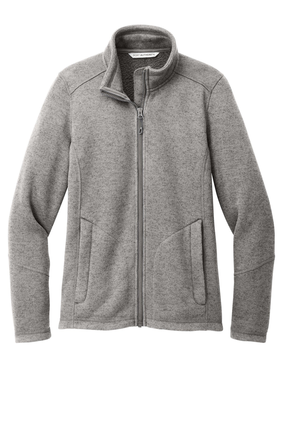 Port Authority Women's Arc Sweater Fleece Jacket - Deep Smoke Heather