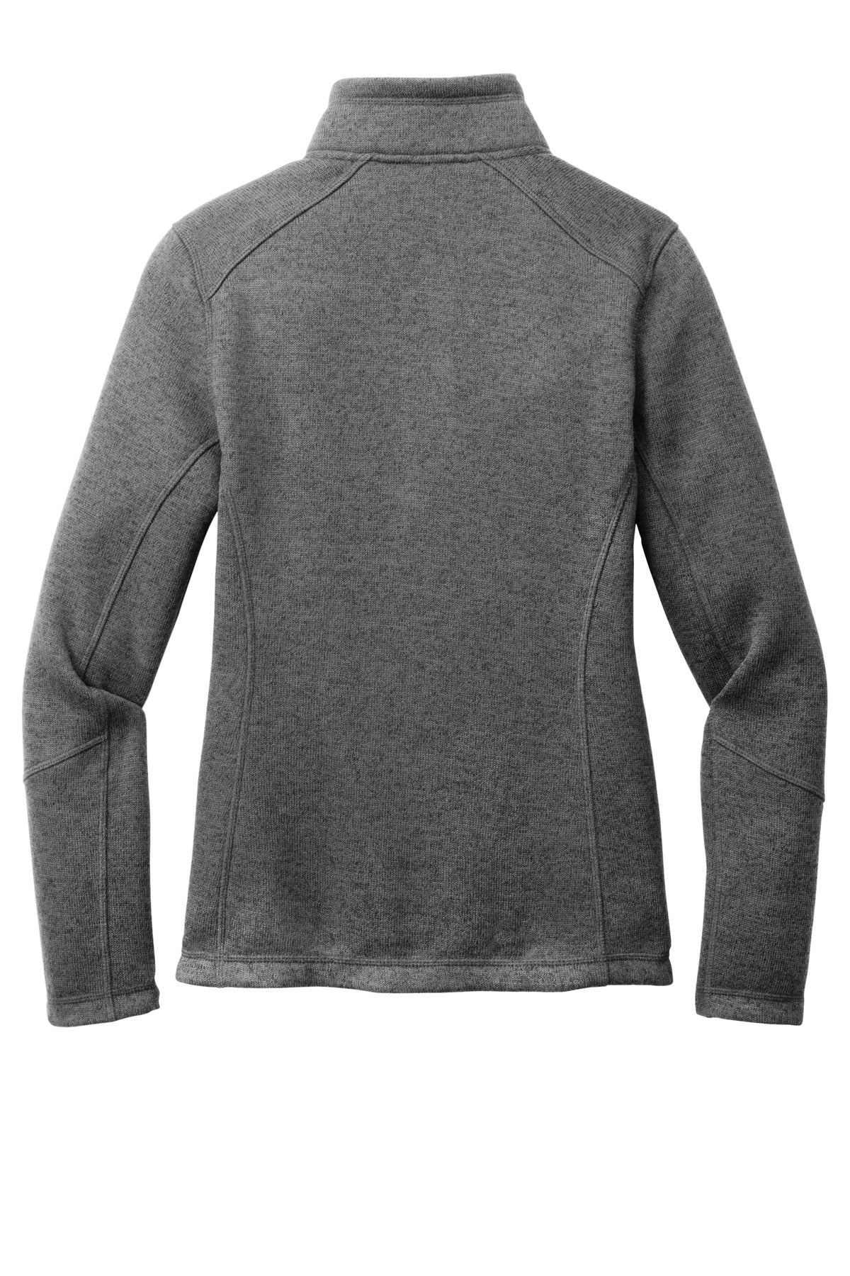 Port Authority Women's Arc Sweater Fleece Jacket - Grey Smoke Heather