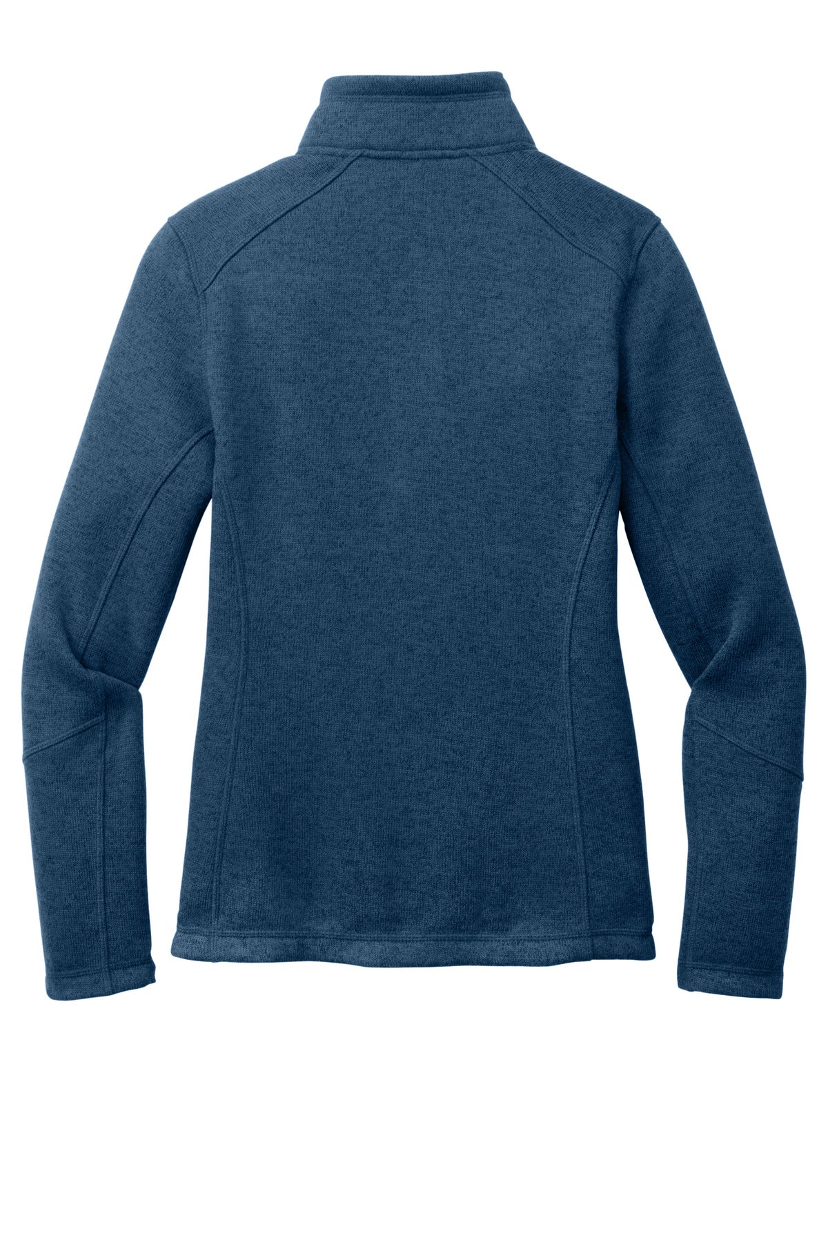 Port Authority Women's Arc Sweater Fleece Jacket - Insignia Blue Heather