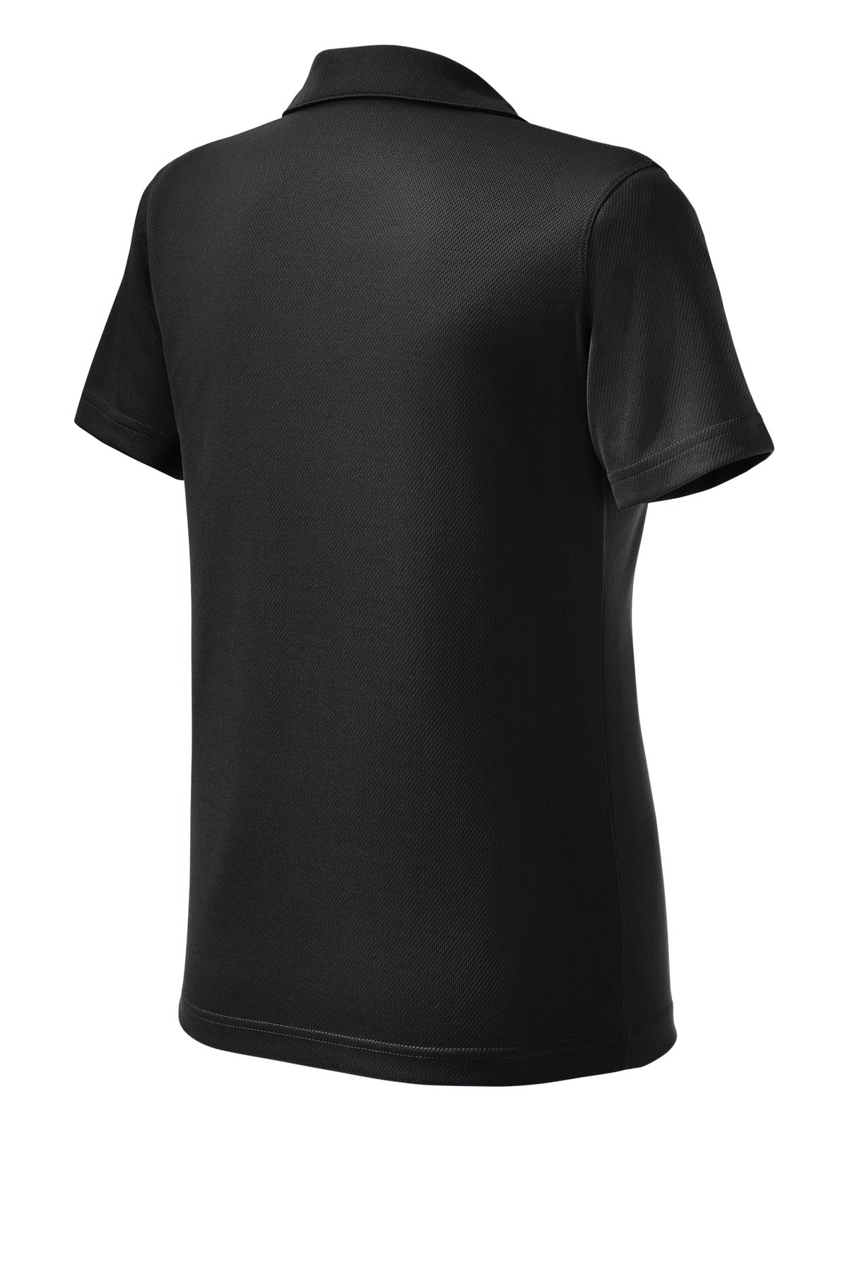 Sport-Tek Women's Dri-Mesh V-Neck Polo - Black