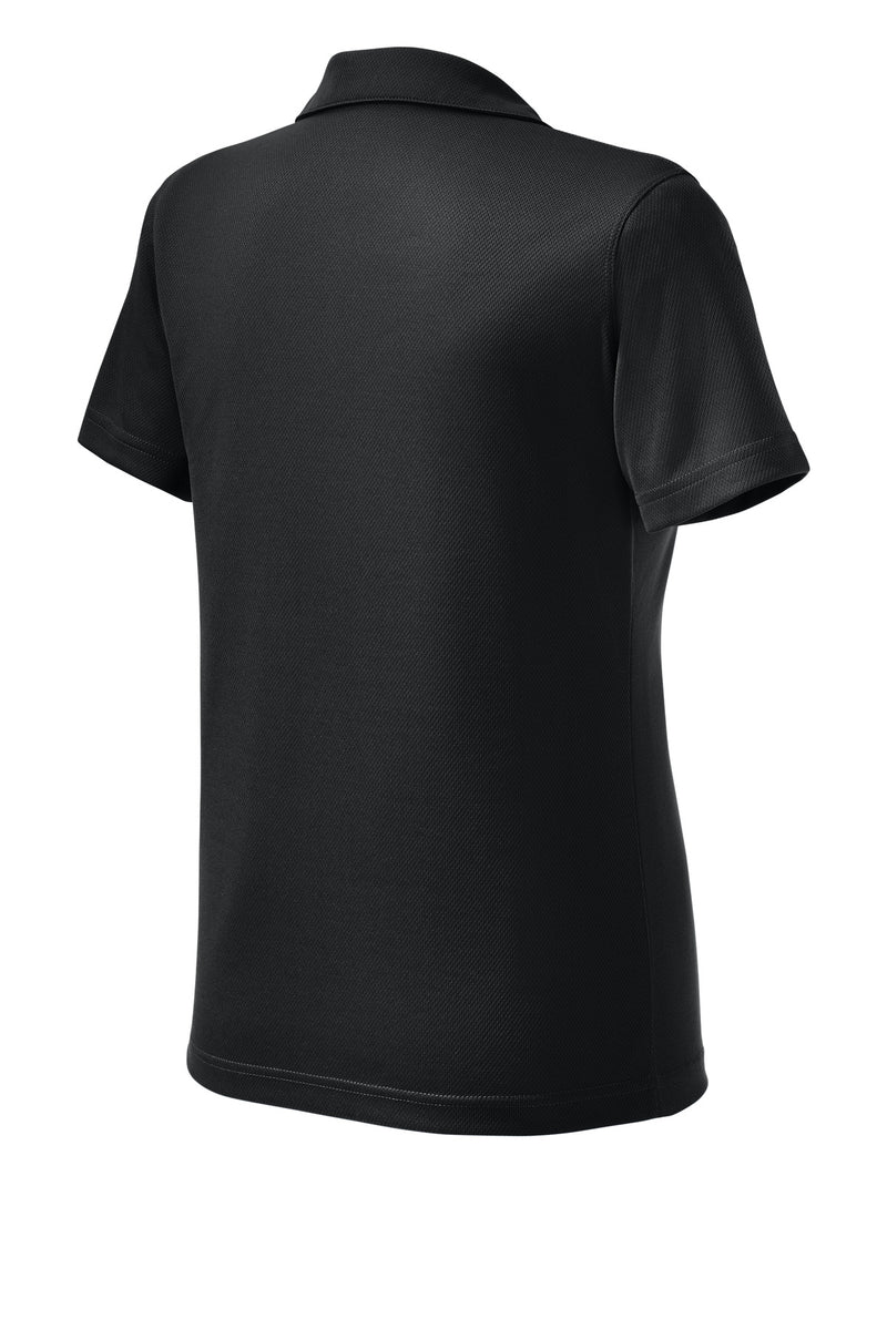 Sport-Tek Women's Dri-Mesh V-Neck Polo - Black