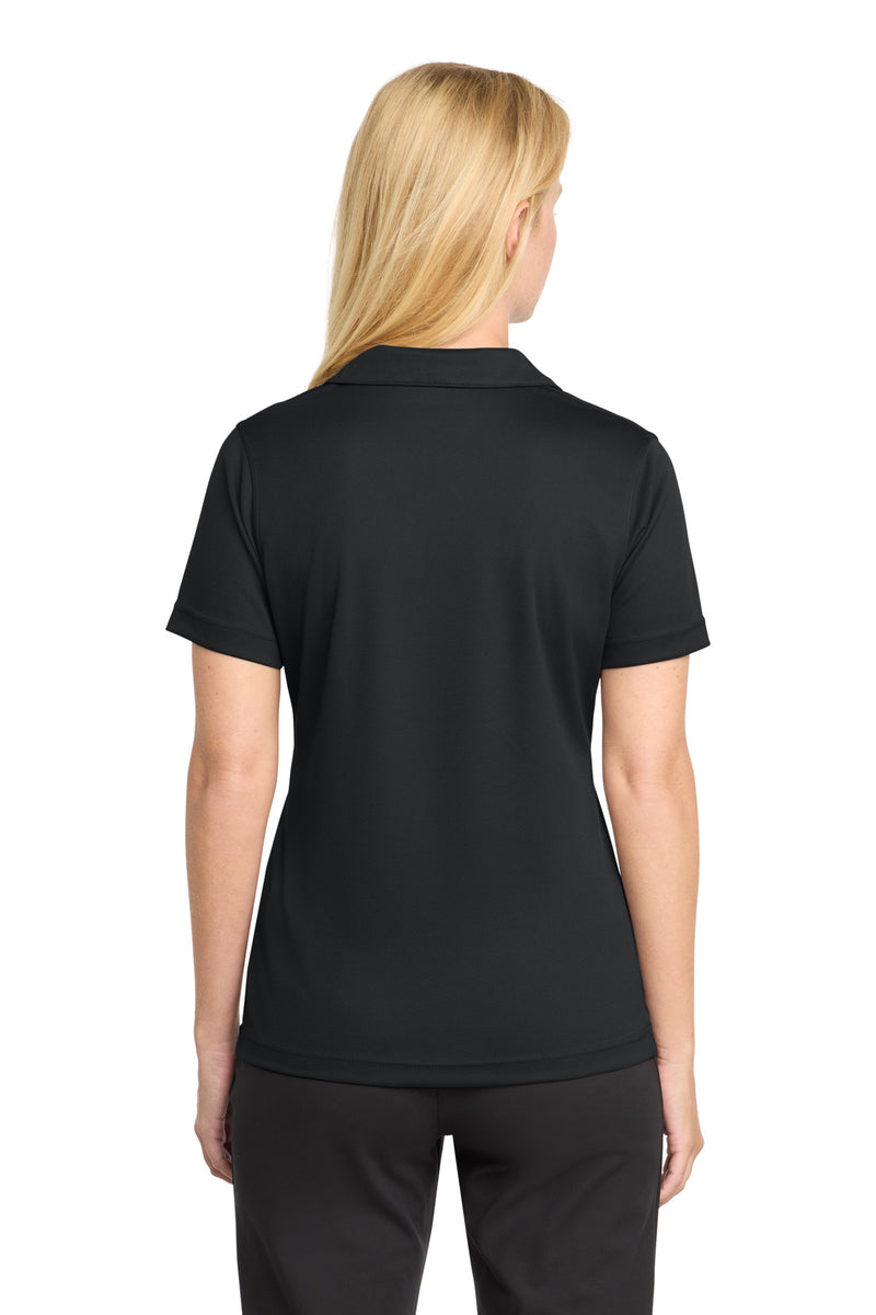 Sport-Tek Women's Dri-Mesh V-Neck Polo - Black