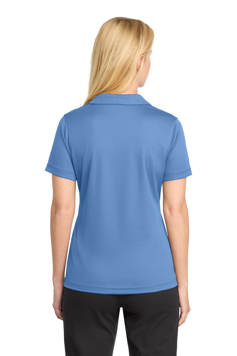 Sport-Tek Women's Dri-Mesh V-Neck Polo - Blueberry