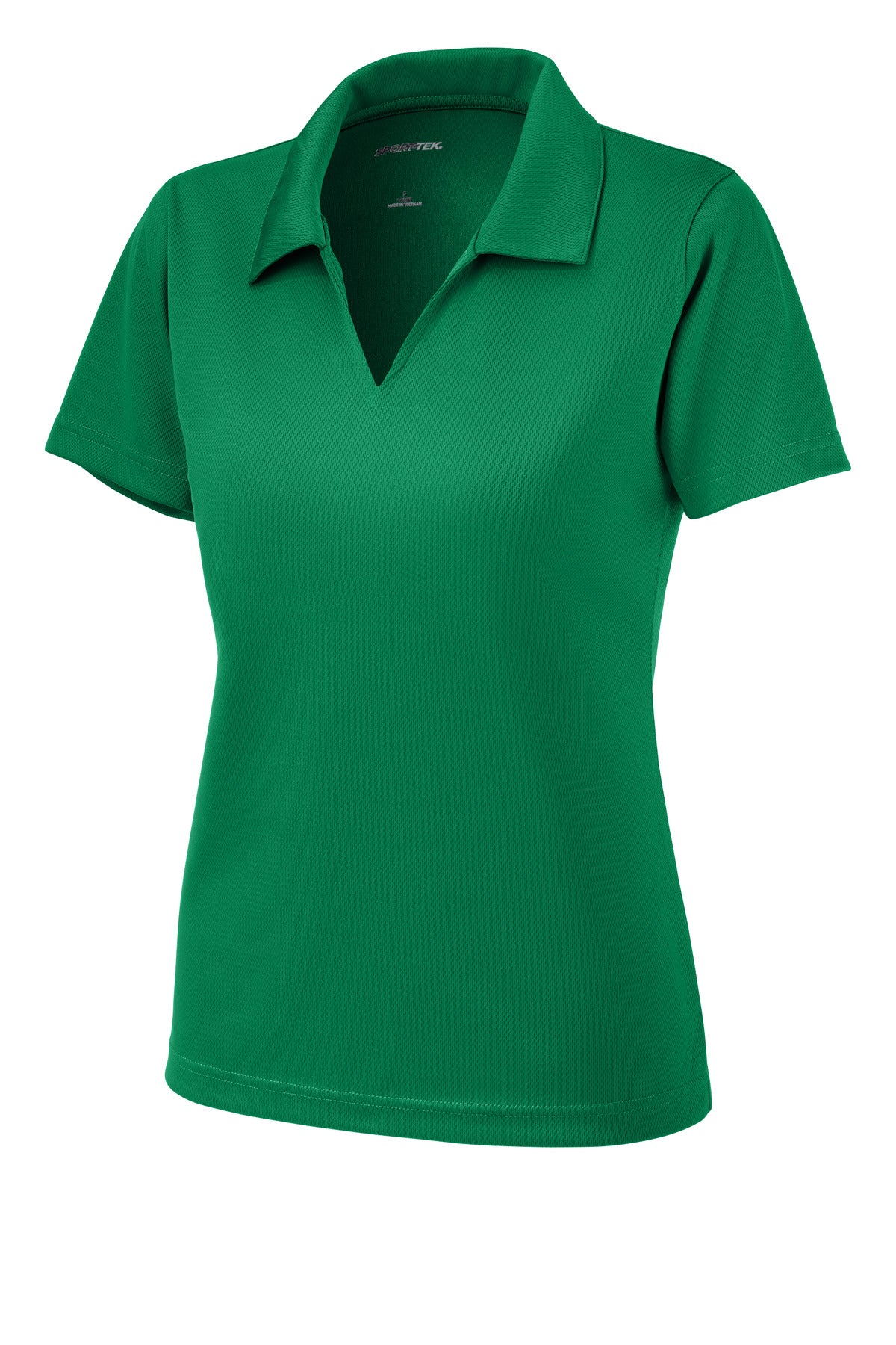 Sport-Tek Women's Dri-Mesh V-Neck Polo - Kelly Green