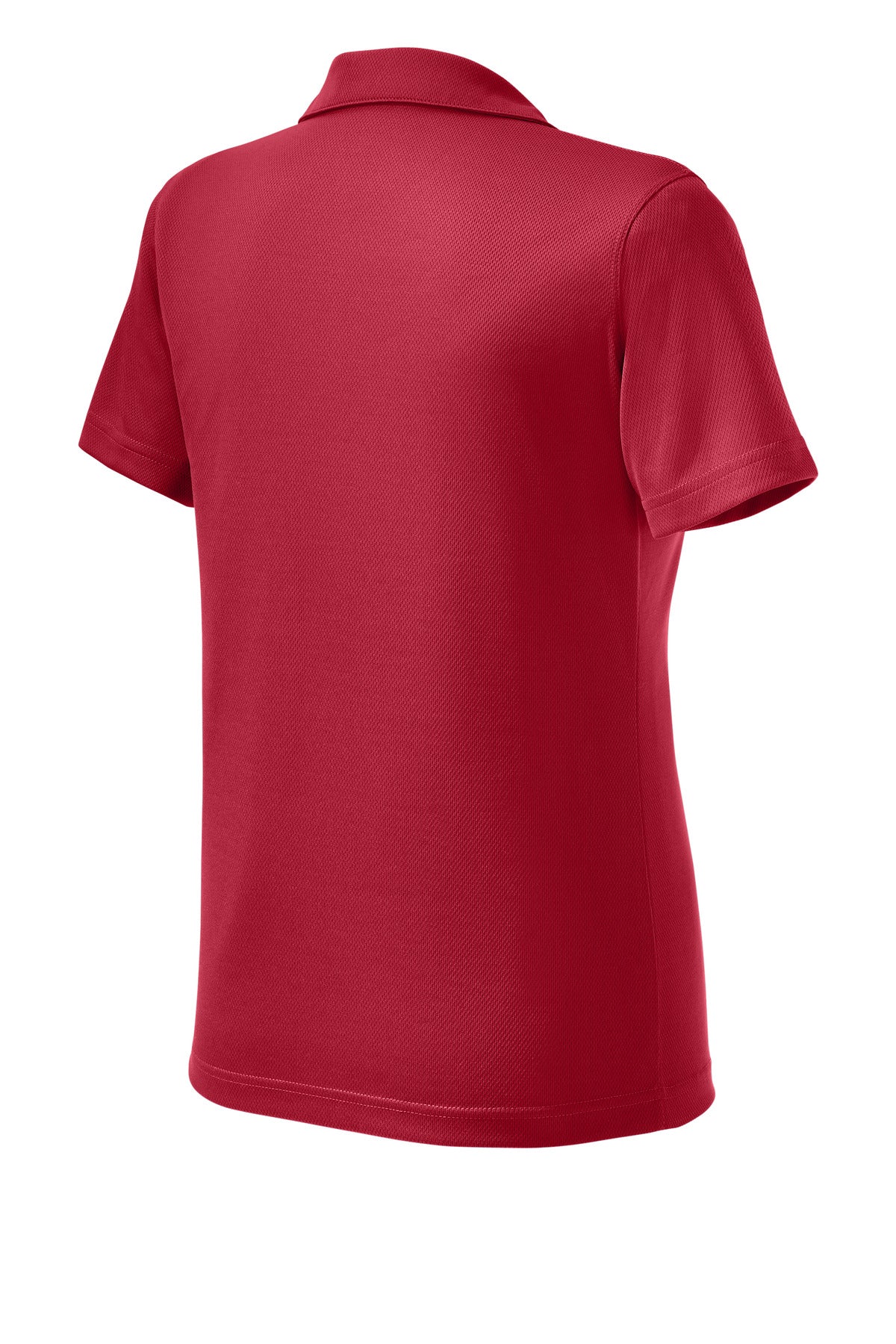 Sport-Tek Women's Dri-Mesh V-Neck Polo - Red