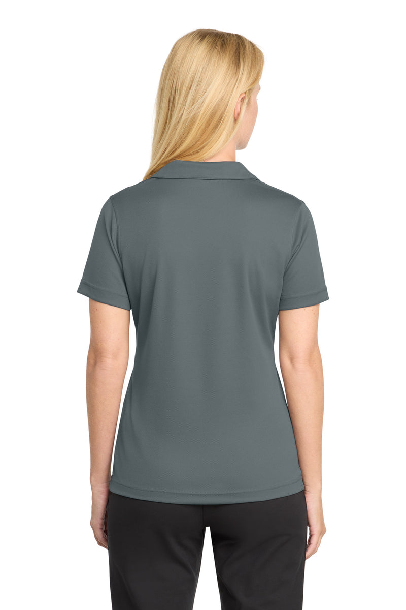 Sport-Tek Women's Dri-Mesh V-Neck Polo - Steel