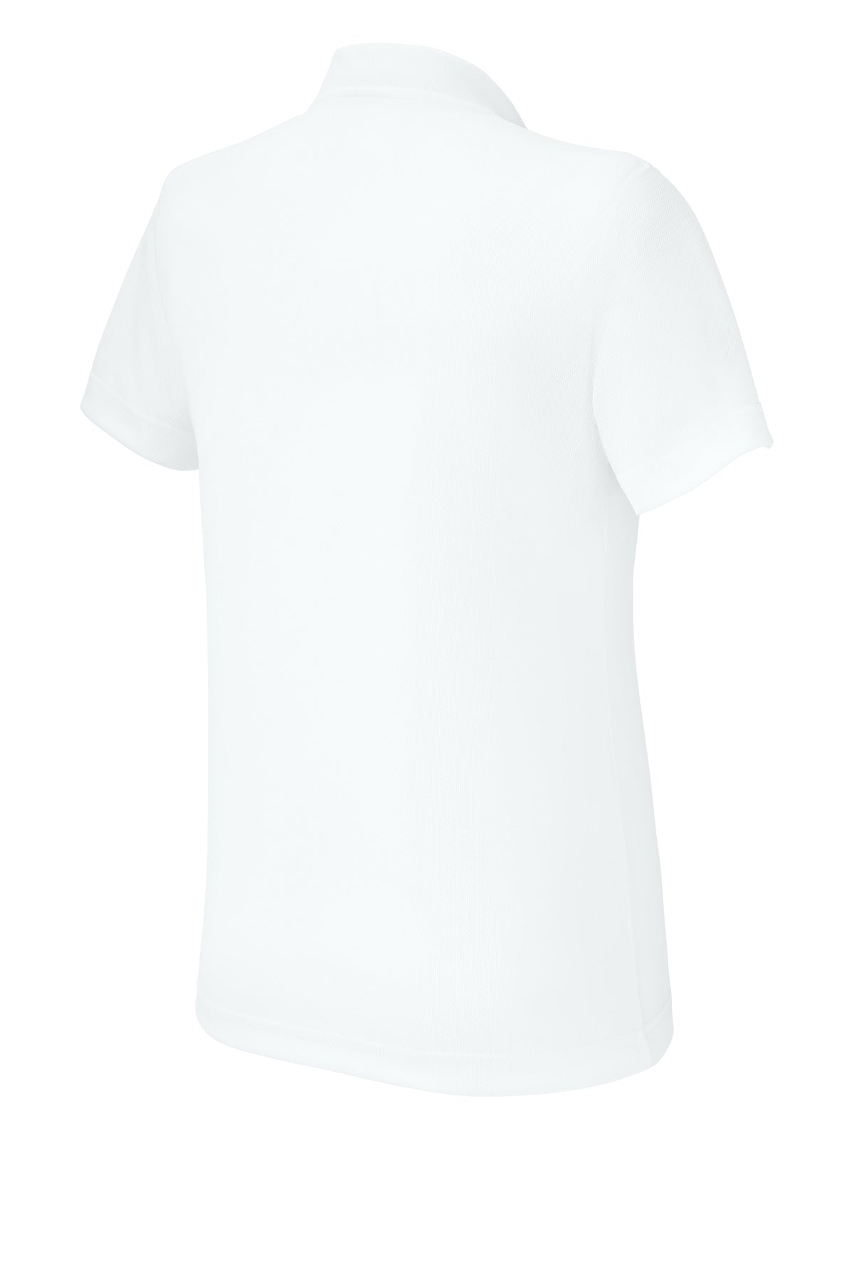 Sport-Tek Women's Dri-Mesh V-Neck Polo - White