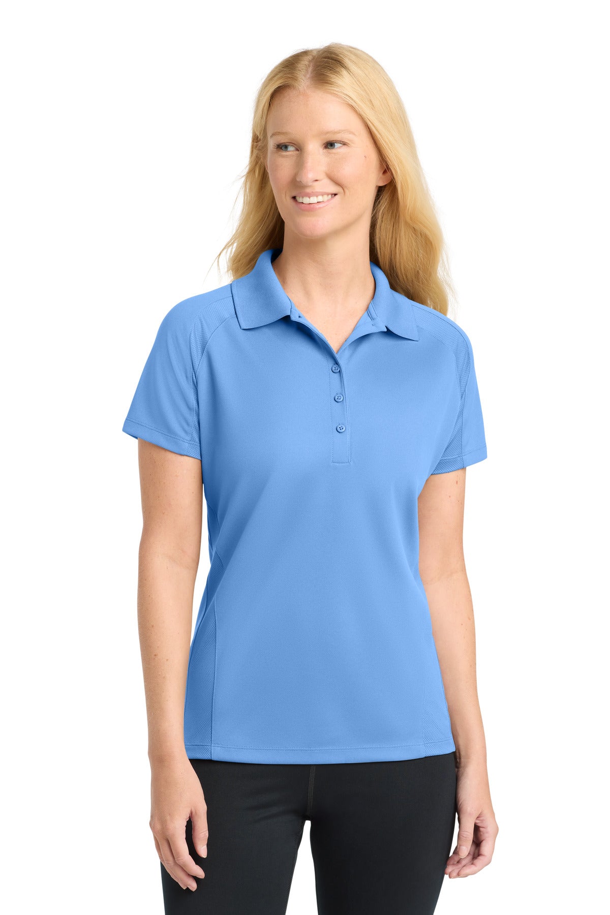 Sport-Tek Women's Dri-Mesh Pro Polo - Carolina Blue