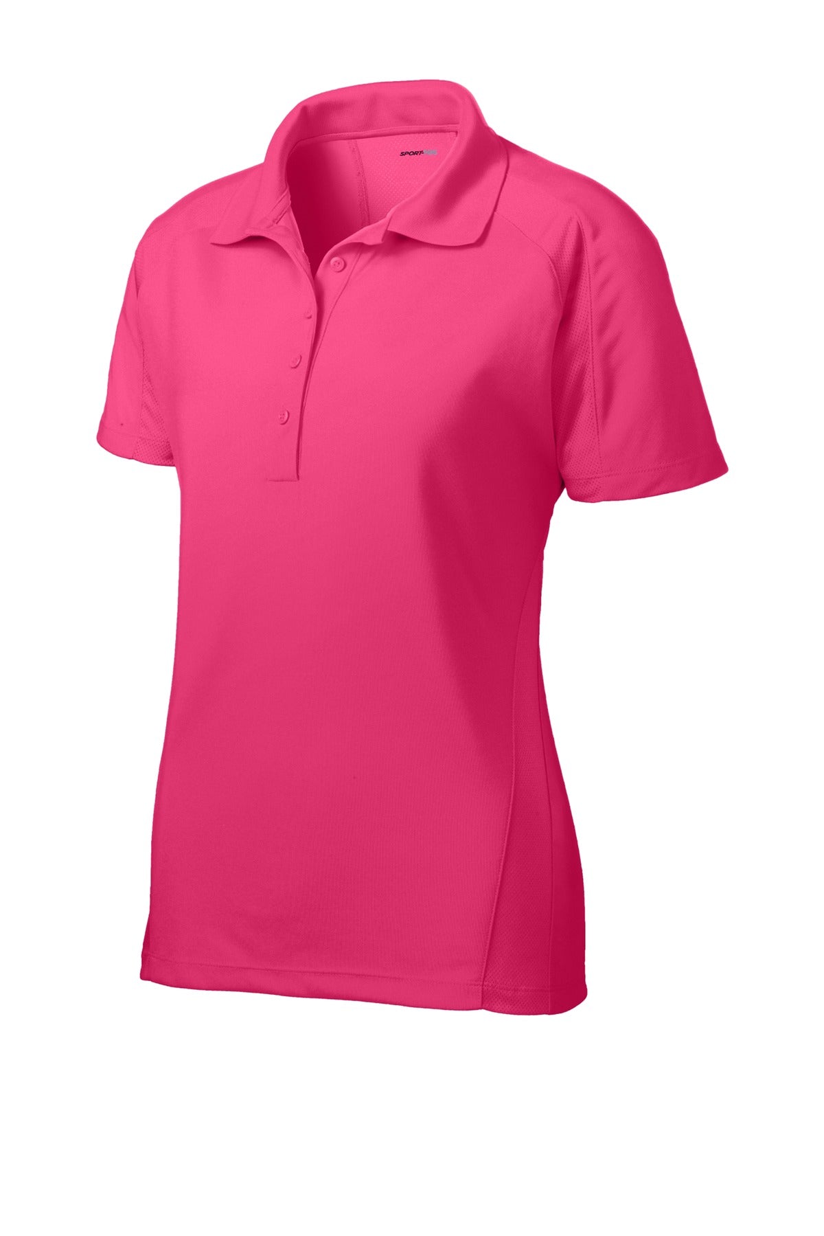 Sport-Tek Women's Dri-Mesh Pro Polo - Pink Raspberry