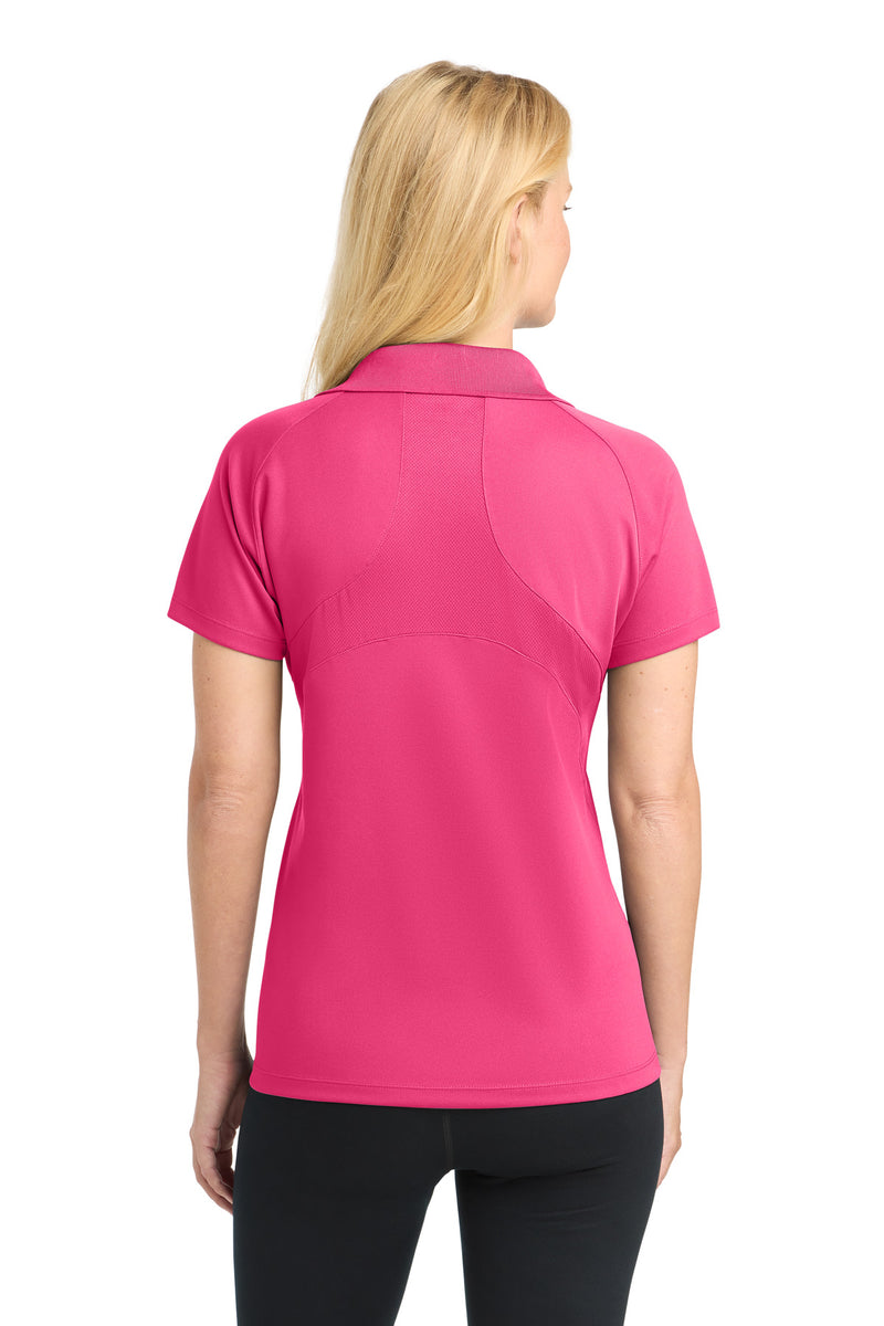 Sport-Tek Women's Dri-Mesh Pro Polo - Pink Raspberry