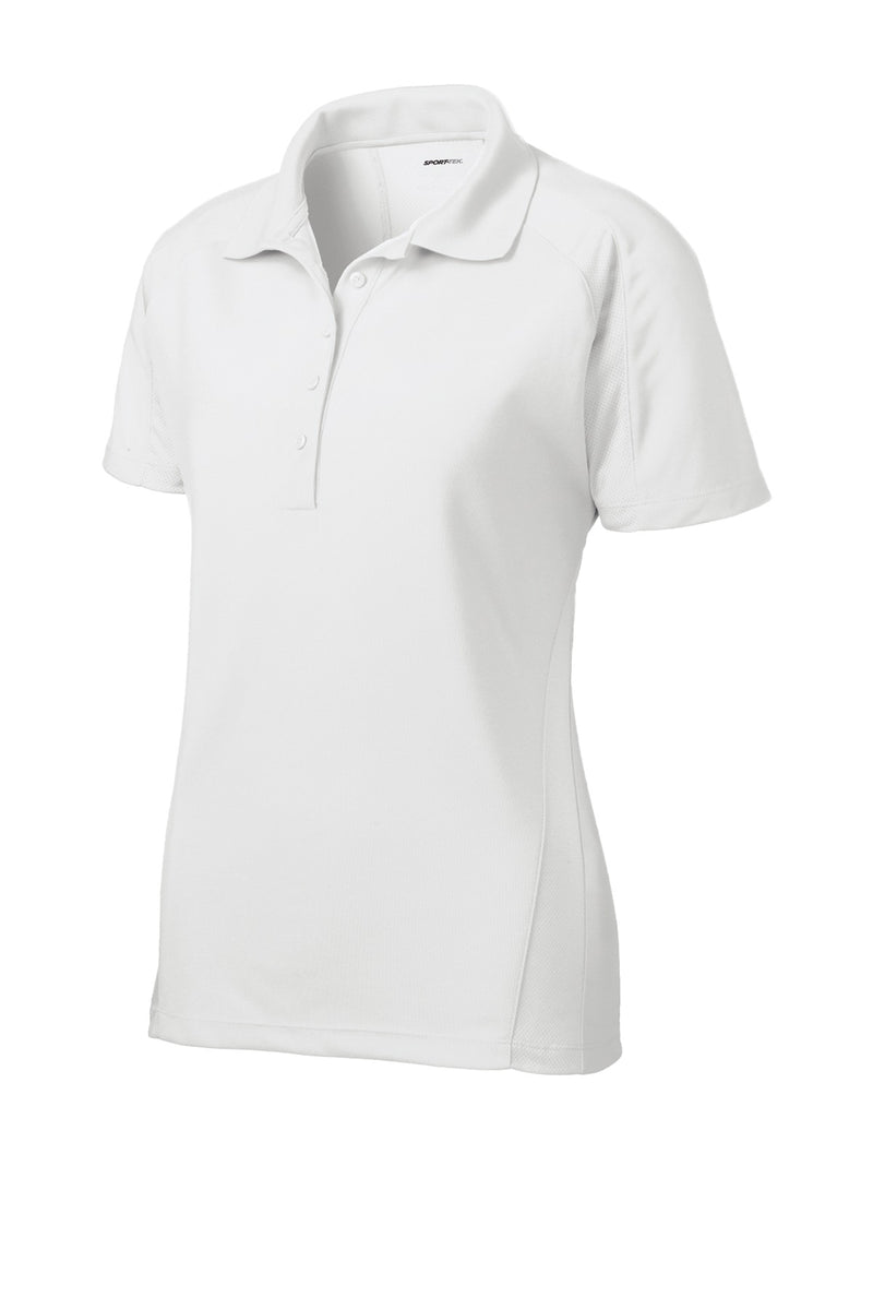 Sport-Tek Women's Dri-Mesh Pro Polo - White
