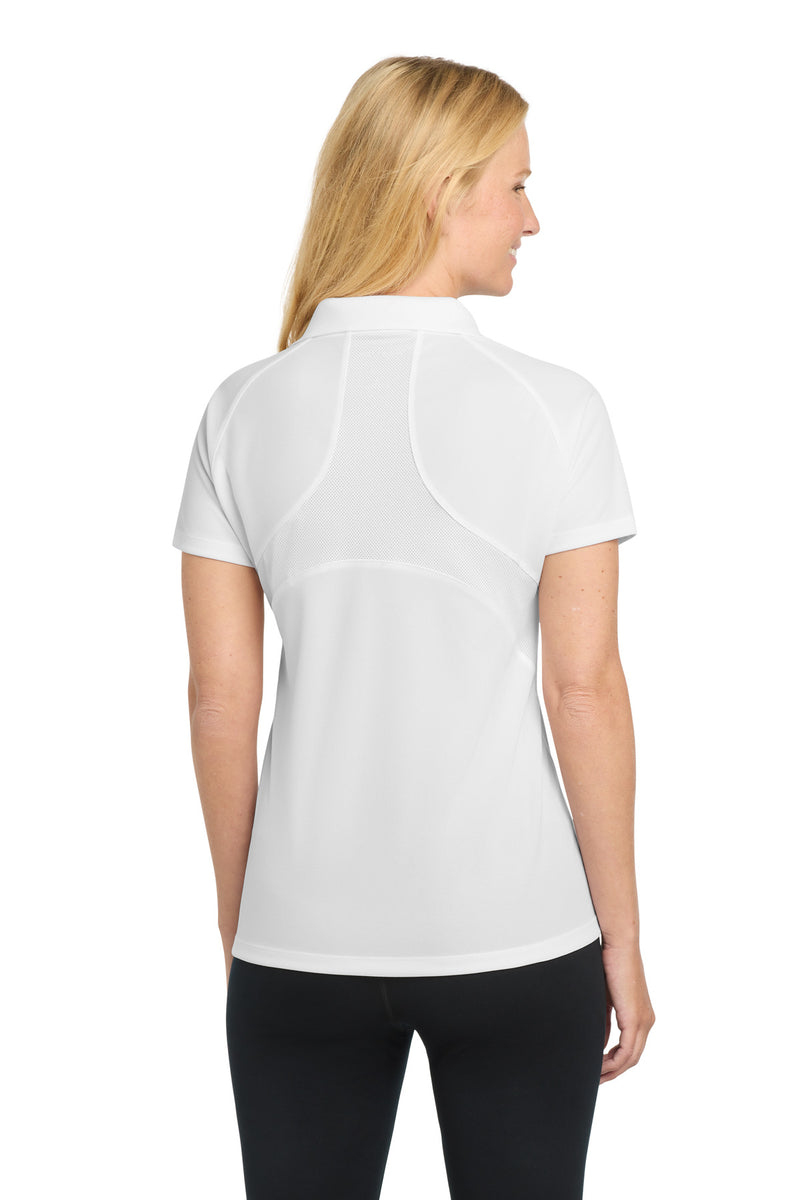 Sport-Tek Women's Dri-Mesh Pro Polo - White
