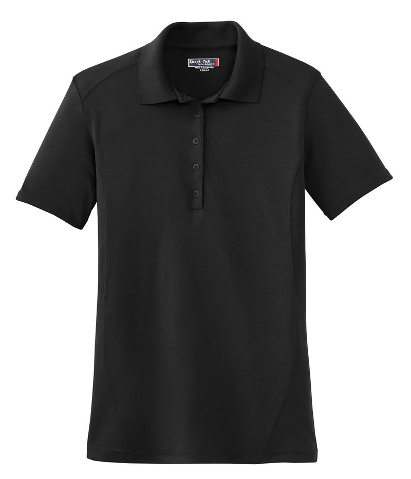 Sport-Tek Women's Dry Zone Raglan Accent Polo - Black