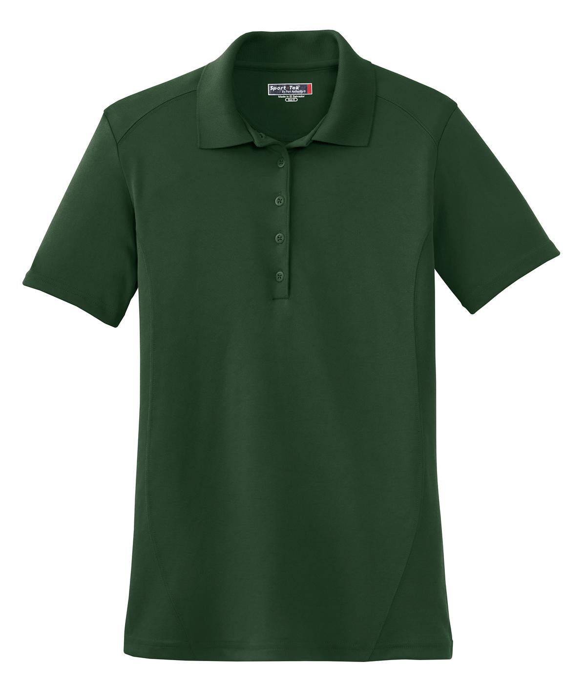 Sport-Tek Women's Dry Zone Raglan Accent Polo - Forest Green