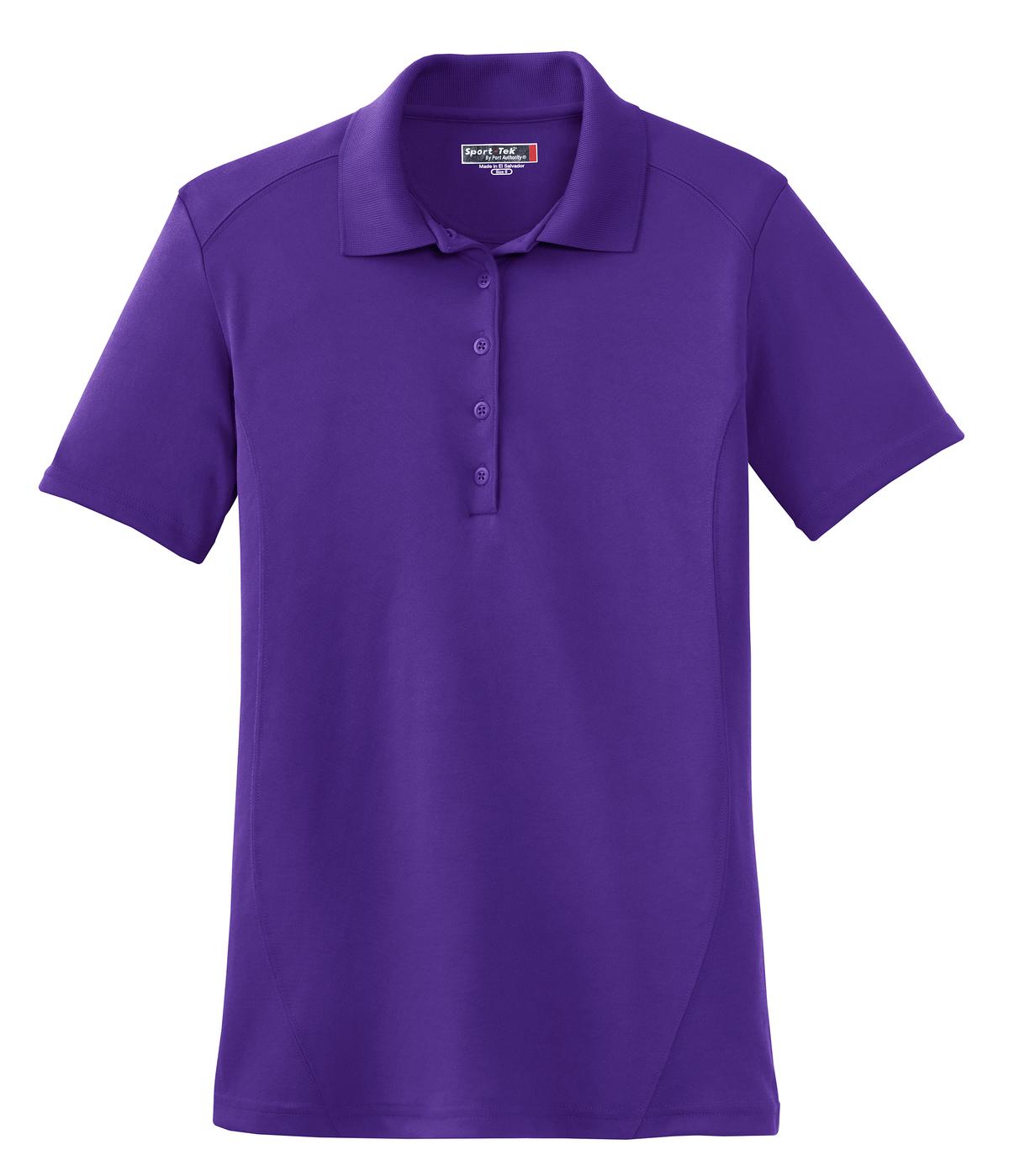 Sport-Tek Women's Dry Zone Raglan Accent Polo - Purple