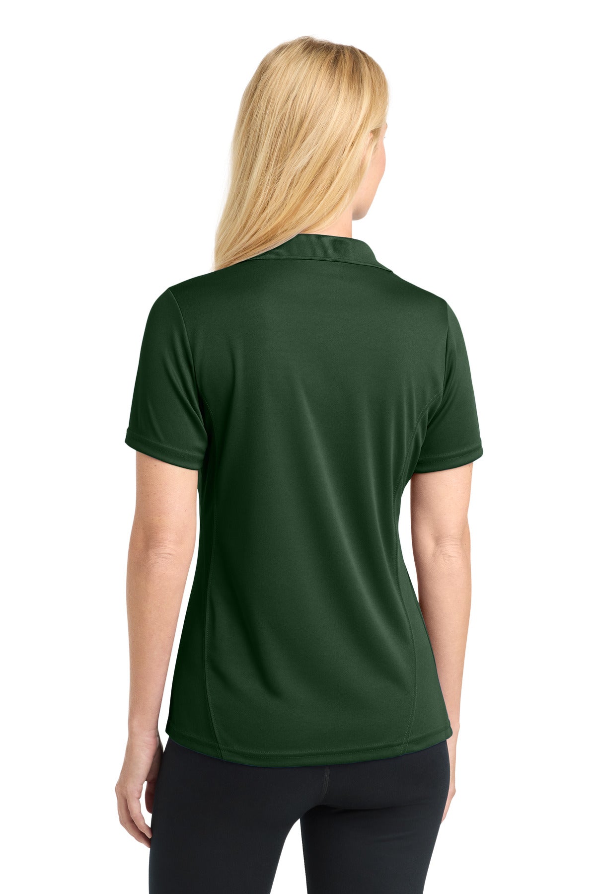 Sport-Tek Women's Dry Zone Raglan Accent Polo - Forest Green