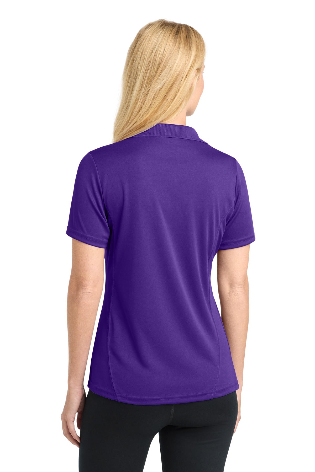 Sport-Tek Women's Dry Zone Raglan Accent Polo - Purple