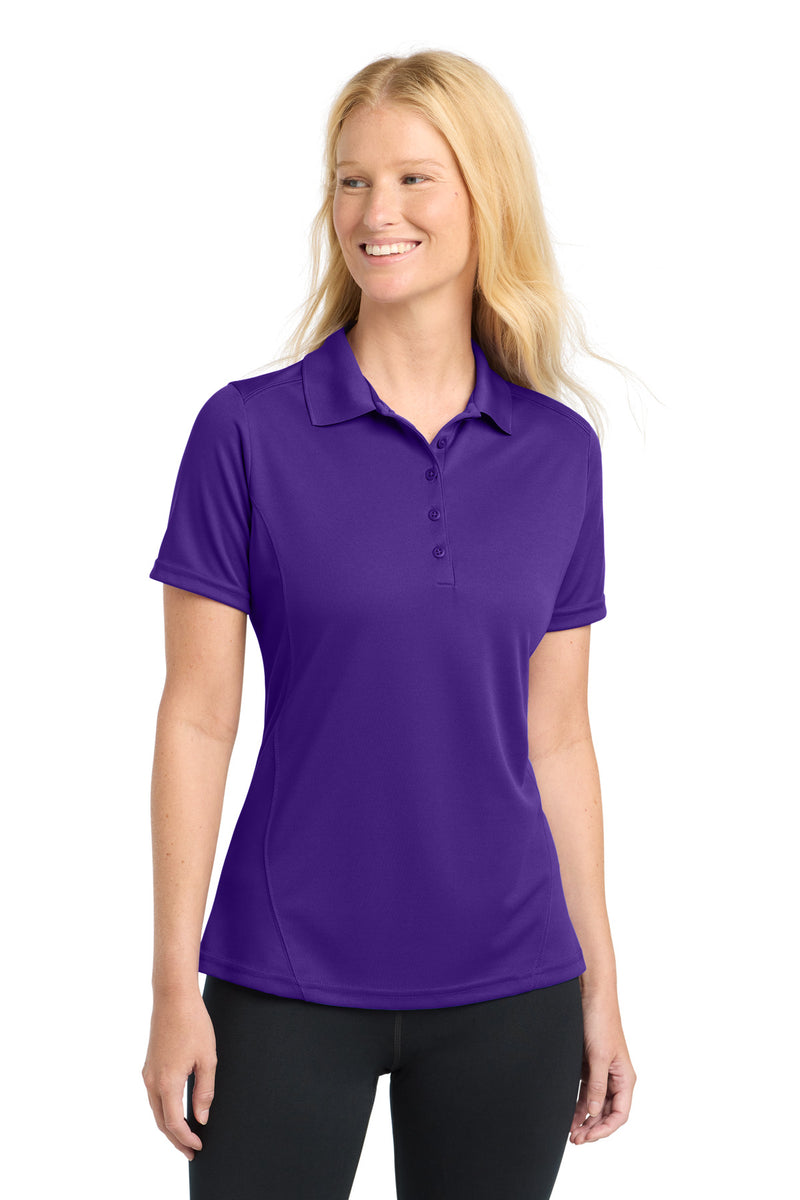 Sport-Tek Women's Dry Zone Raglan Accent Polo - Purple