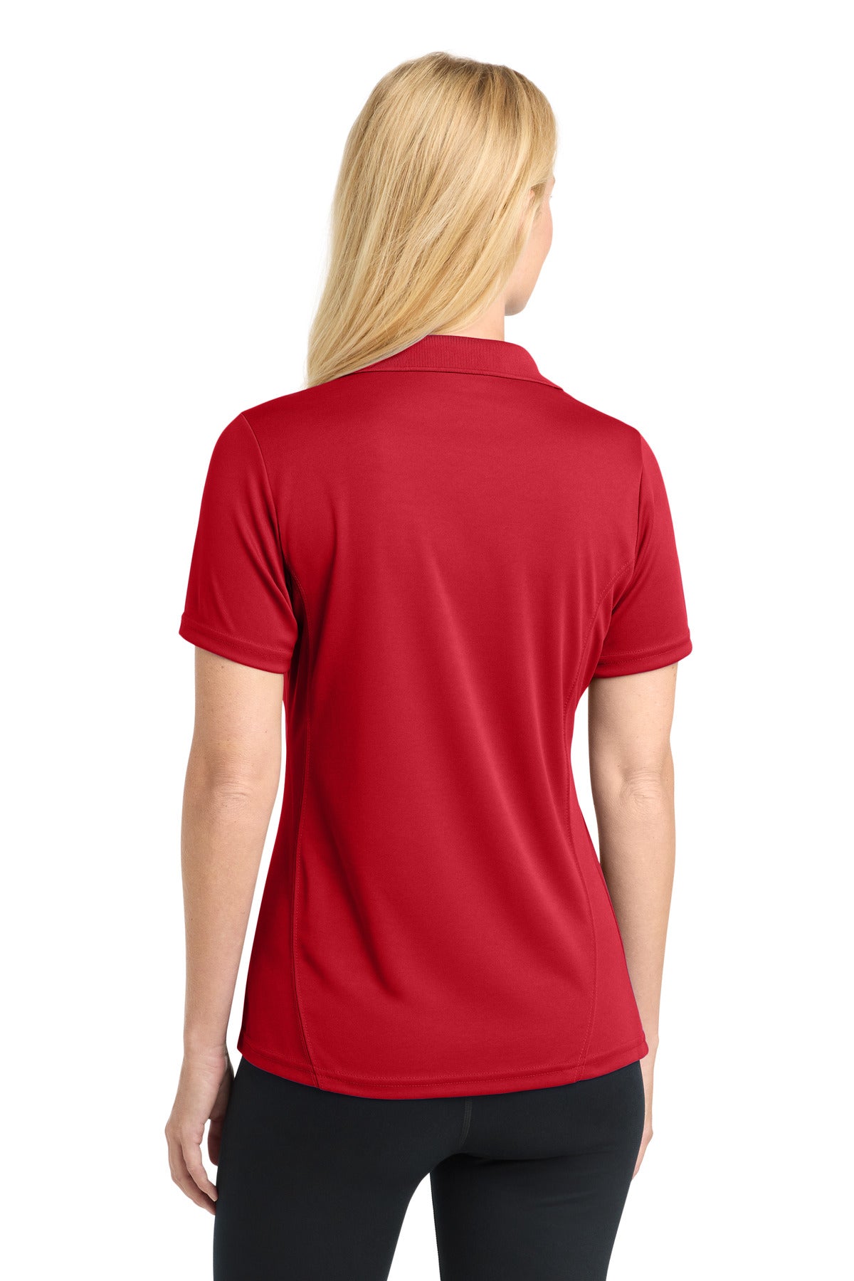 Sport-Tek Women's Dry Zone Raglan Accent Polo - True Red