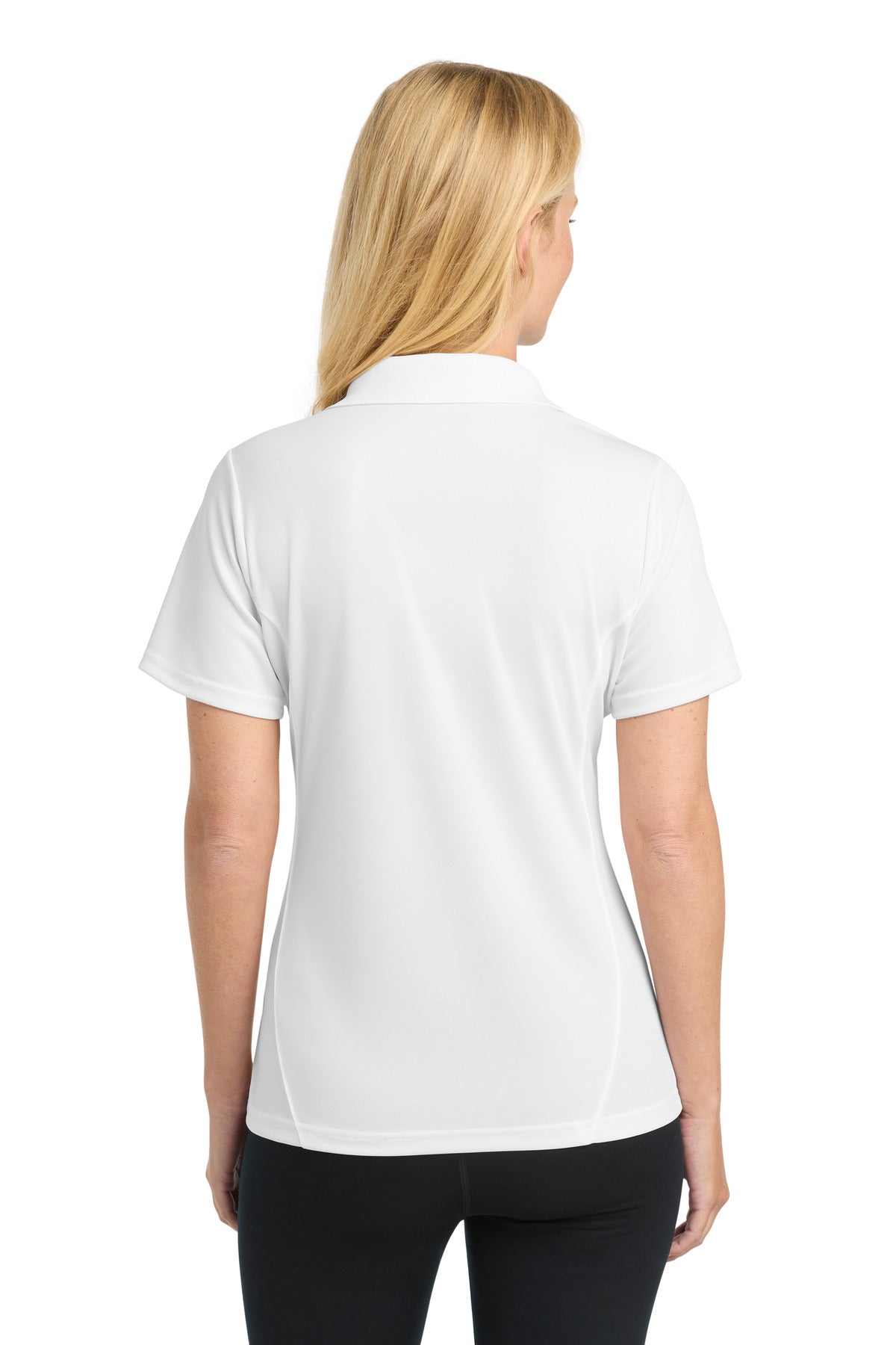 Sport-Tek Women's Dry Zone Raglan Accent Polo - White