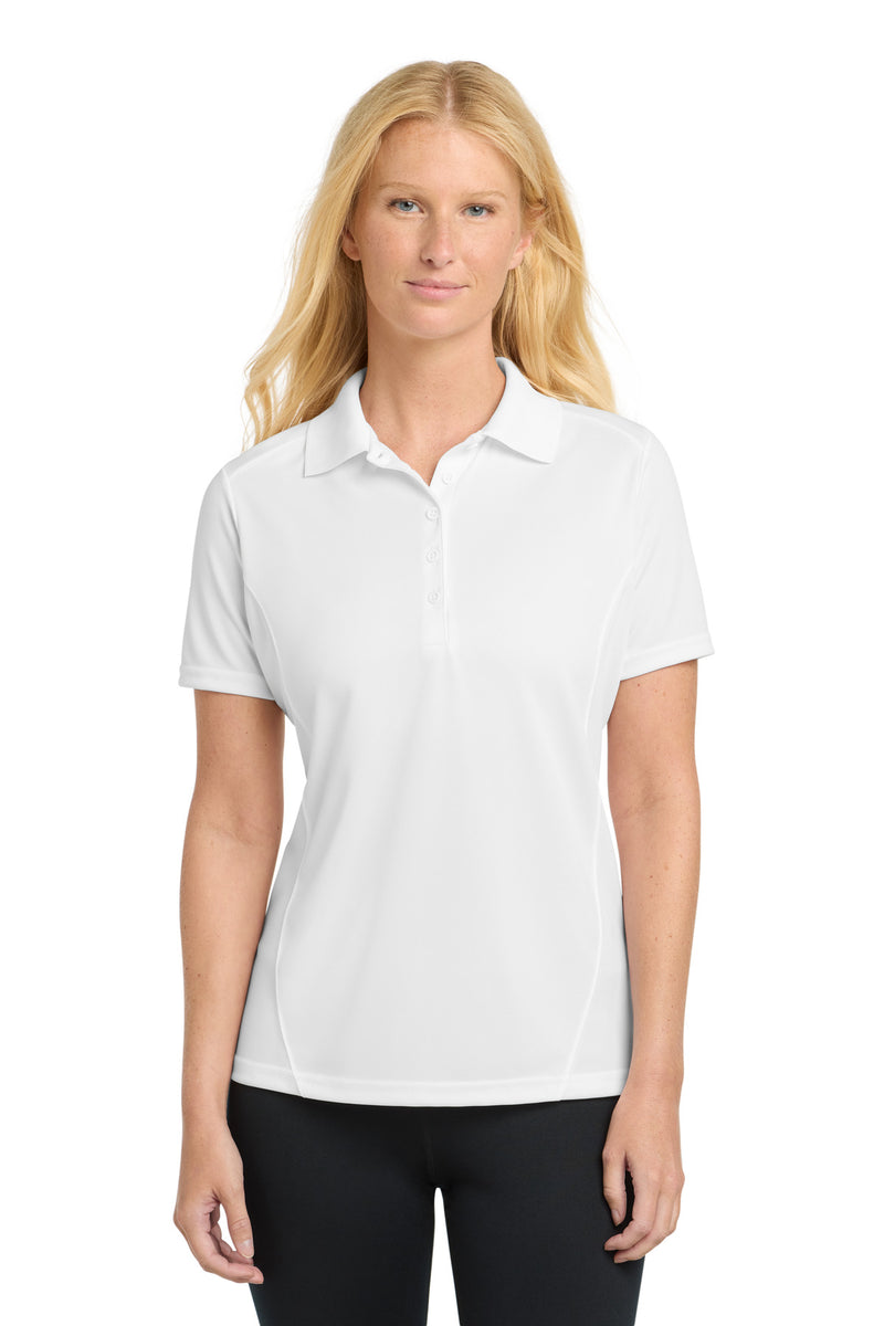 Sport-Tek Women's Dry Zone Raglan Accent Polo - White