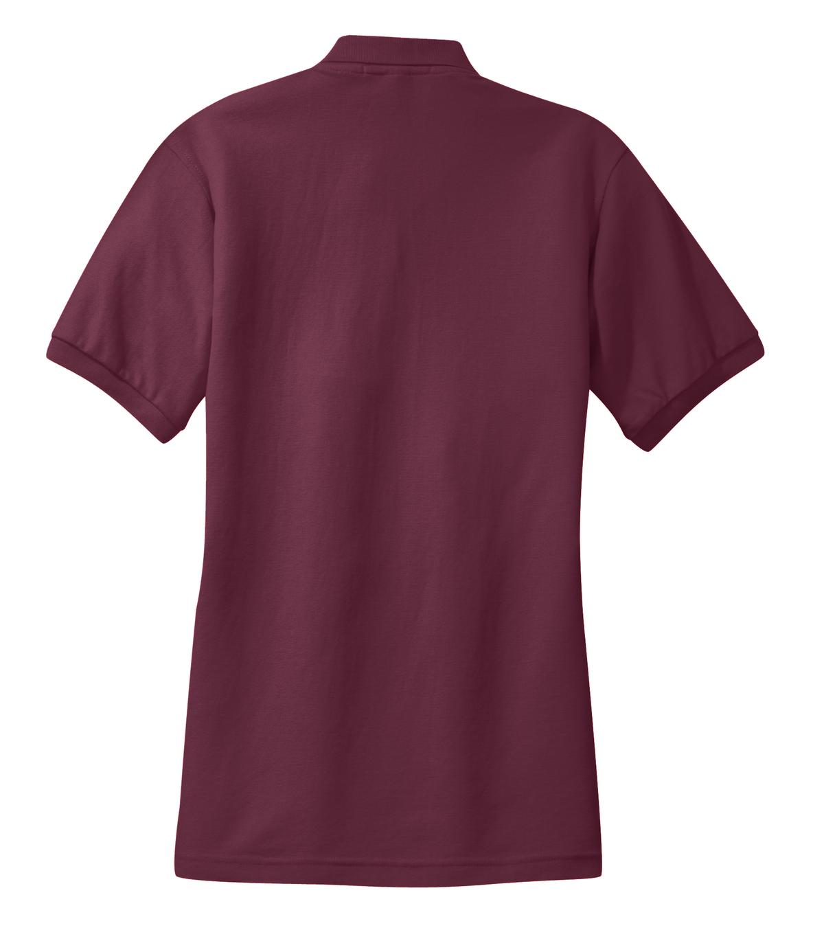 Port Authority Women's Silk Touch Polo - Burgundy