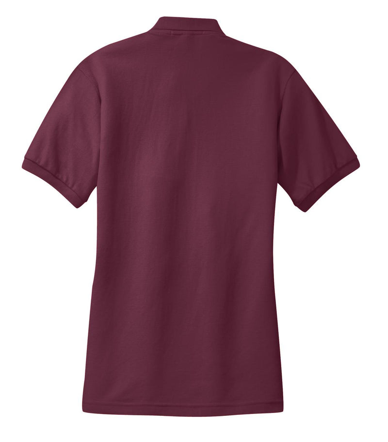 Port Authority Women's Silk Touch Polo - Burgundy