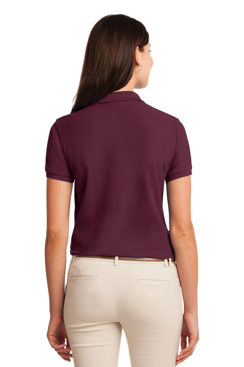 Port Authority Women's Silk Touch Polo - Burgundy