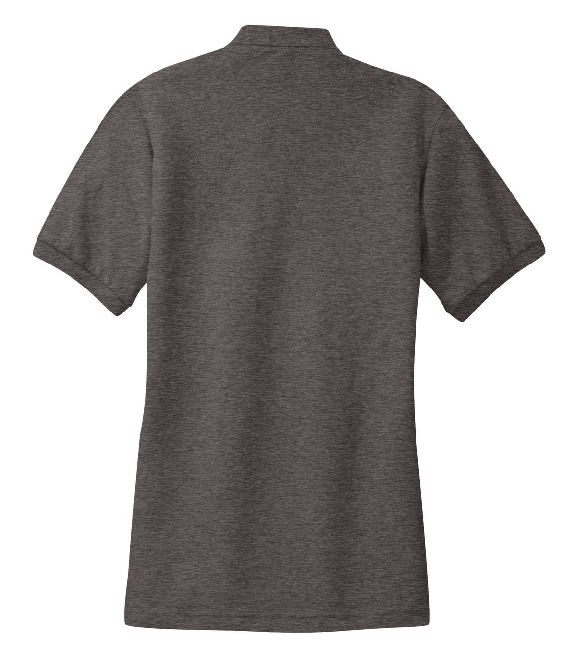 Port Authority Women's Silk Touch Polo - Charcoal Heather Grey