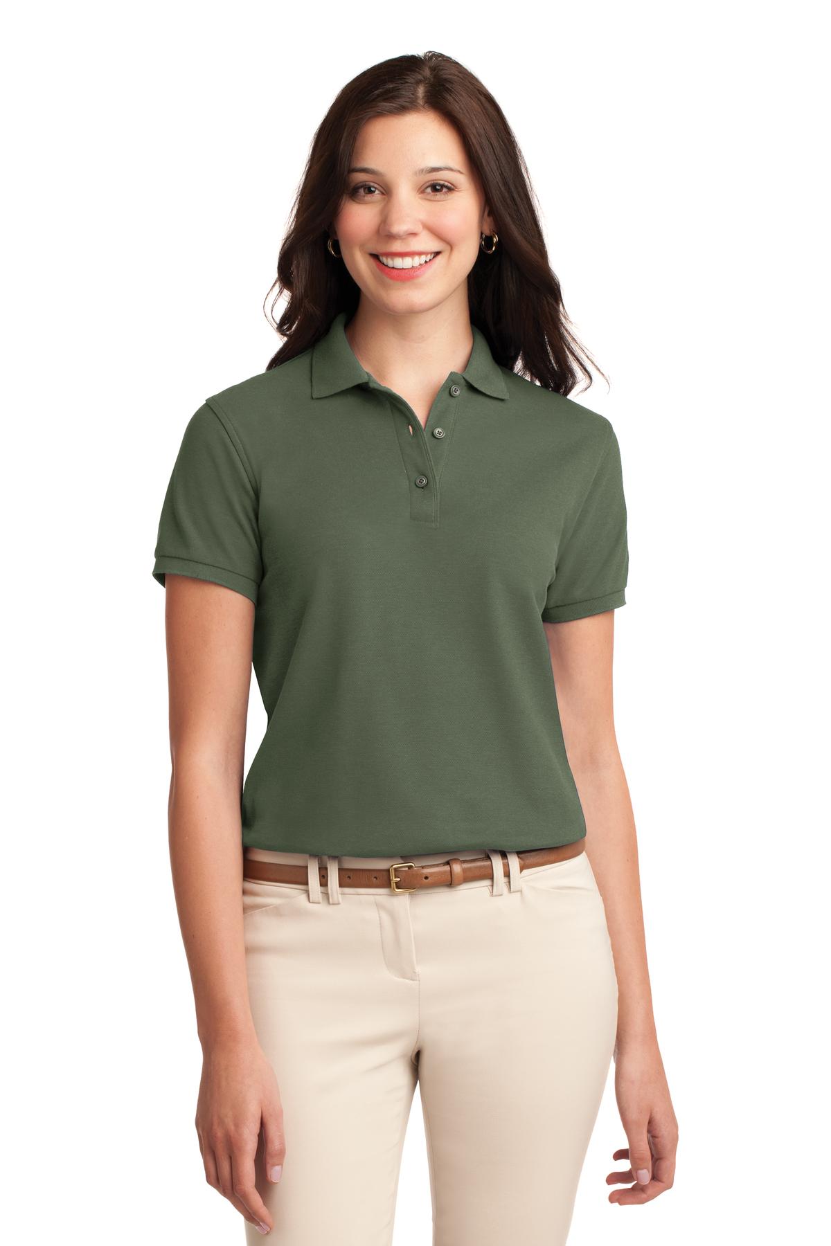 Port Authority Women's Silk Touch Polo - Clover Green