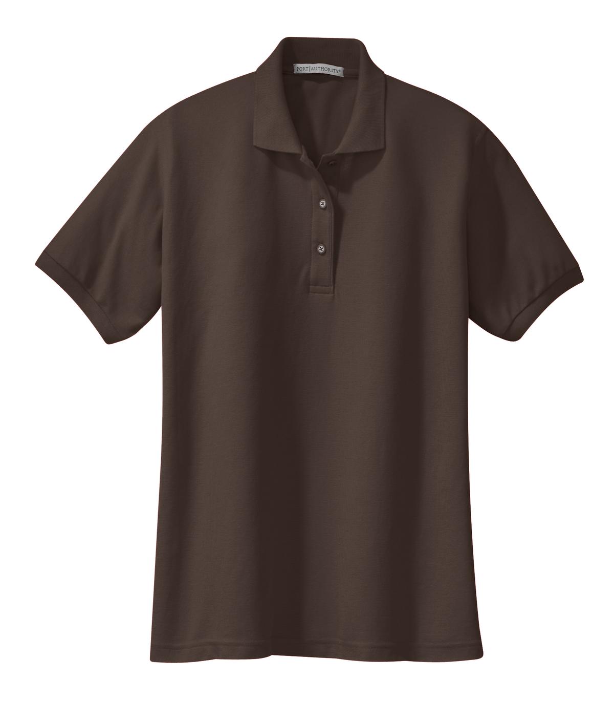 Port Authority Women's Silk Touch Polo - Coffee Bean