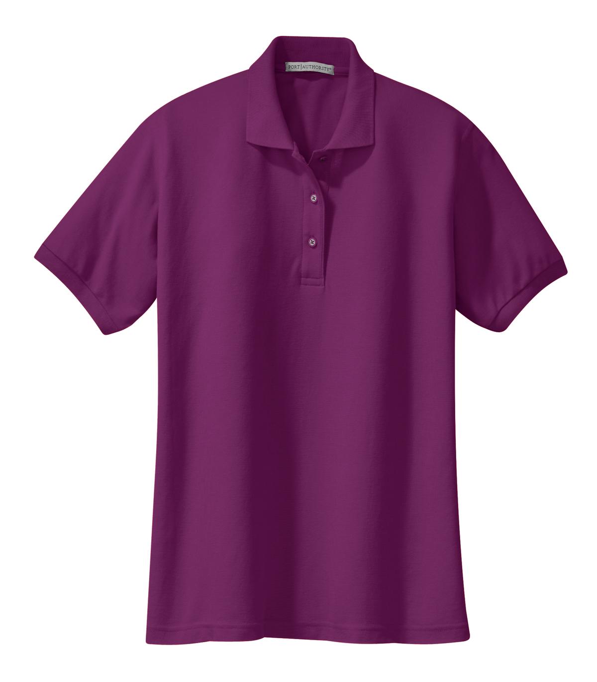 Port Authority Women's Silk Touch Polo - Deep Berry