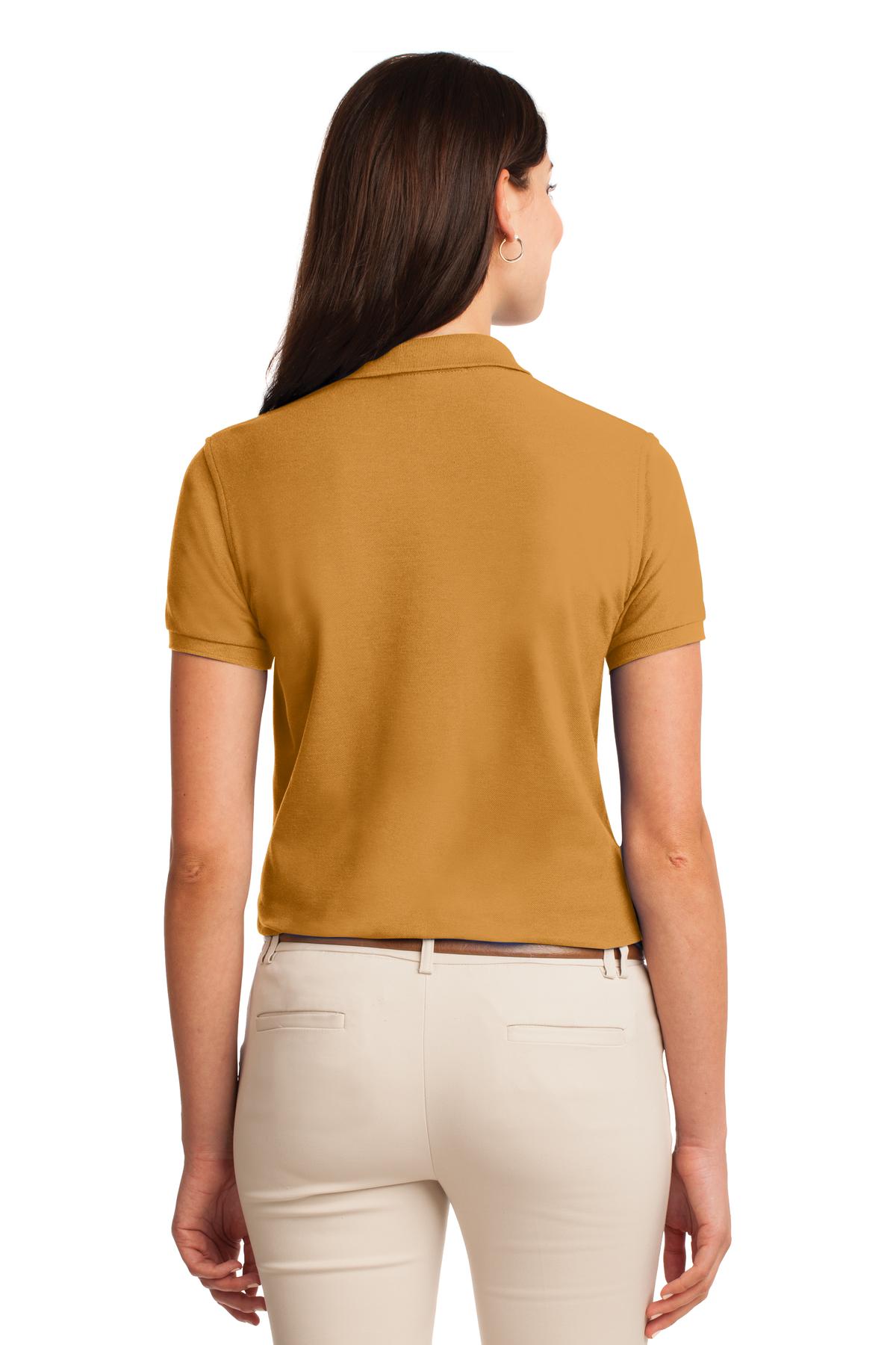 Port Authority Women's Silk Touch Polo - Gold