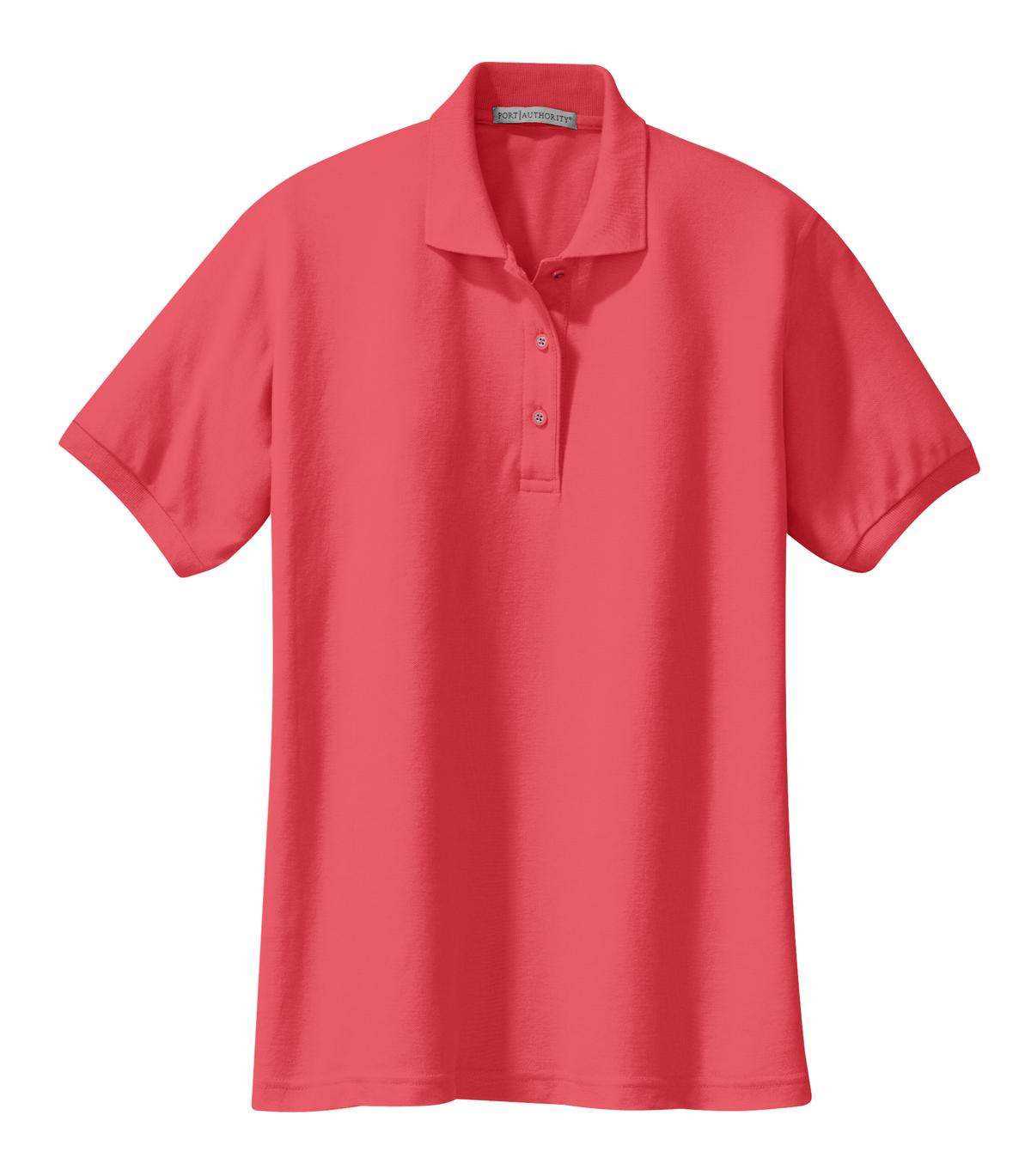 Port Authority Women's Silk Touch Polo - Hibiscus