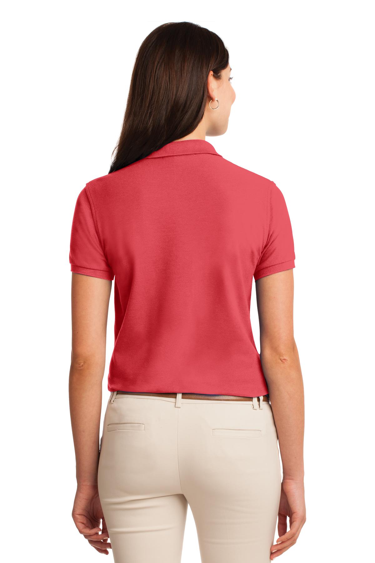 Port Authority Women's Silk Touch Polo - Hibiscus