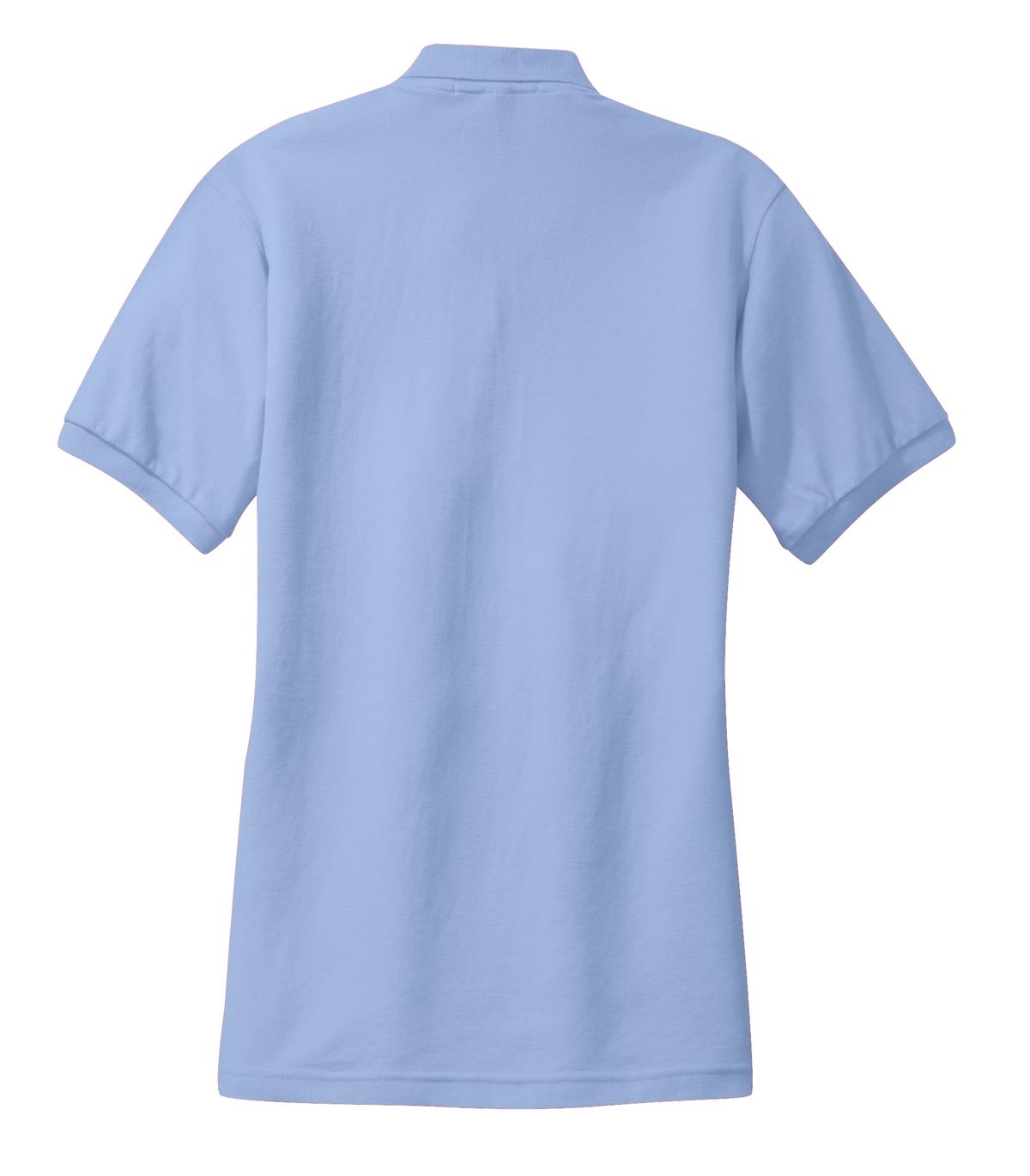 Port Authority Women's Silk Touch Polo - Light Blue