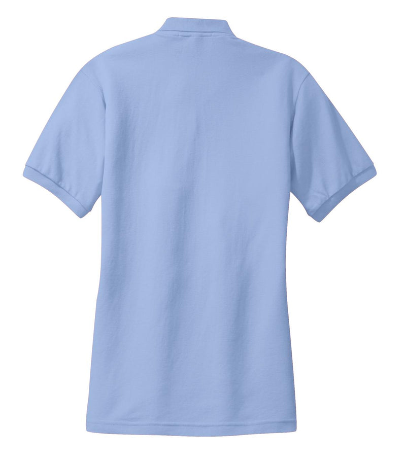 Port Authority Women's Silk Touch Polo - Light Blue