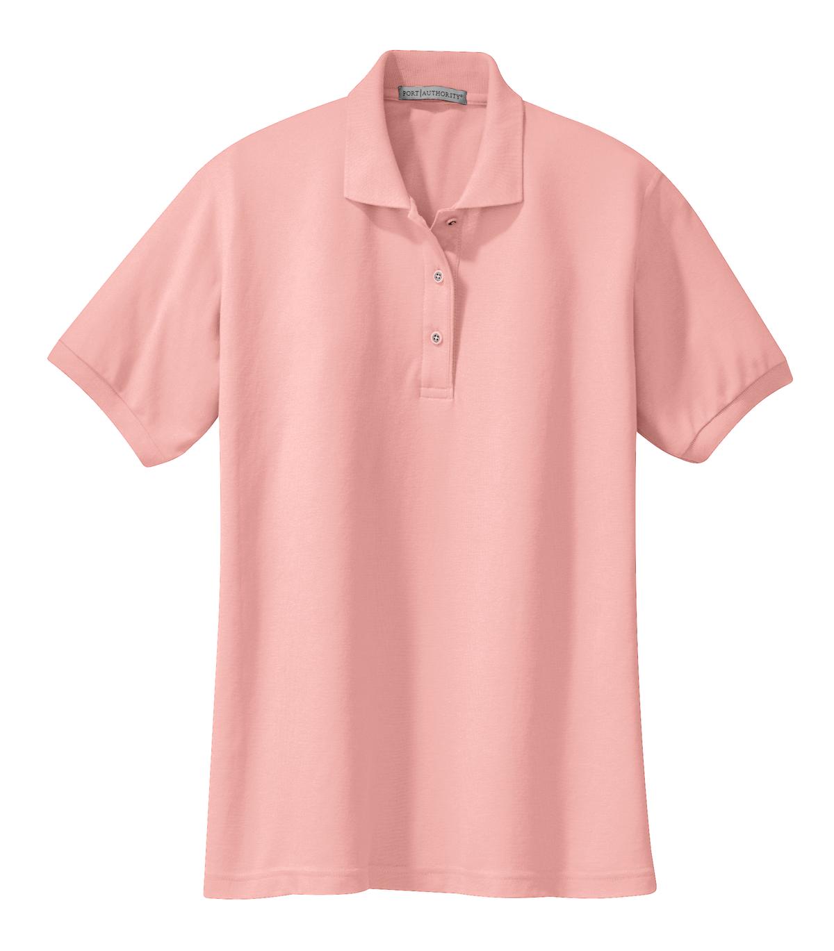 Port Authority Women's Silk Touch Polo - Light Pink