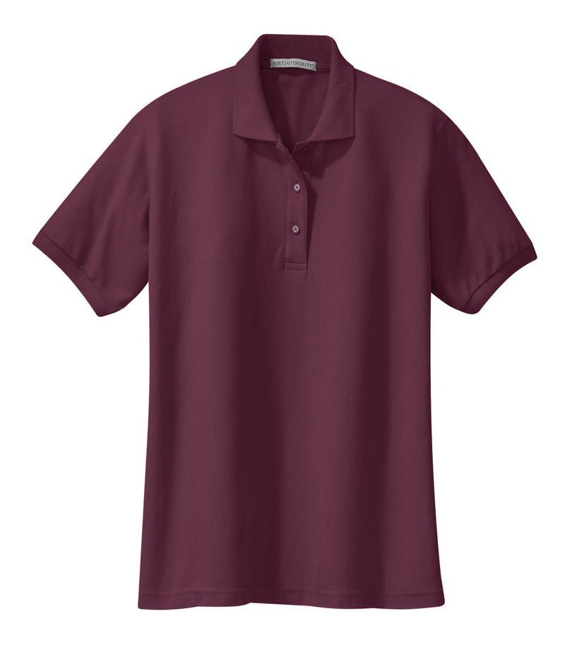 Port Authority Women's Silk Touch Polo - Maroon