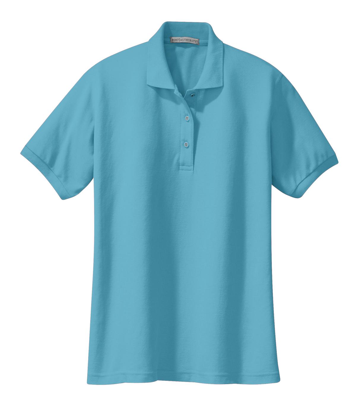 Port Authority Women's Silk Touch Polo - Maui Blue
