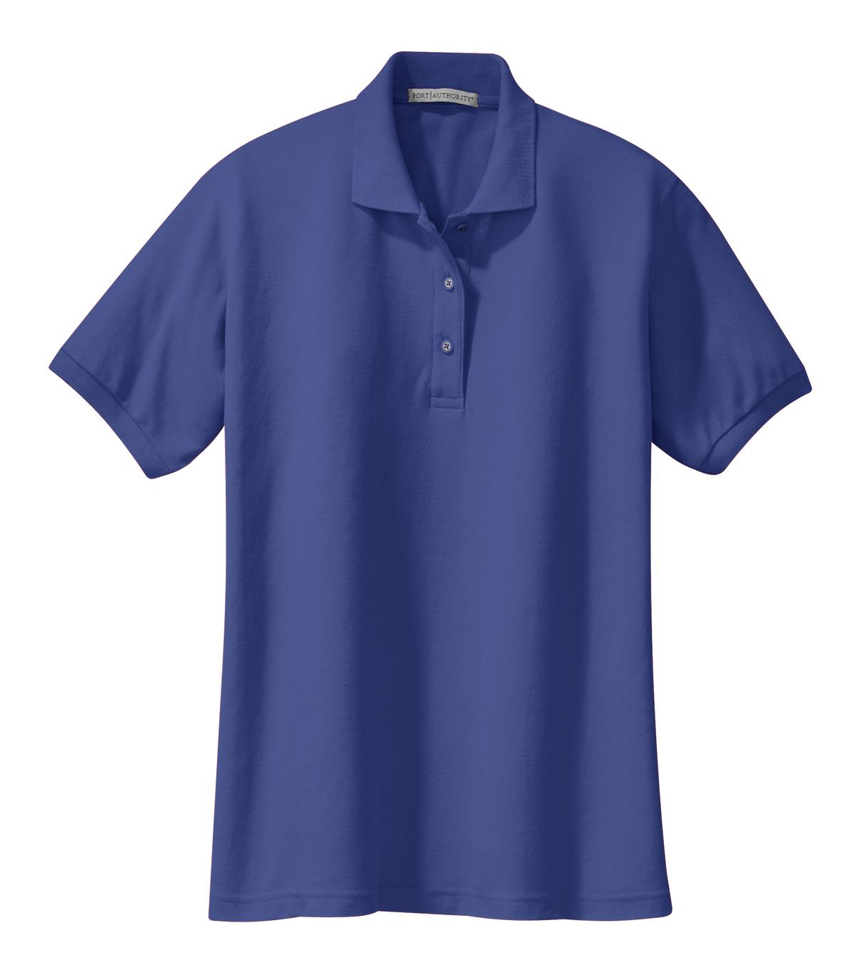 Port Authority Women's Silk Touch Polo - Mediterranean Blue