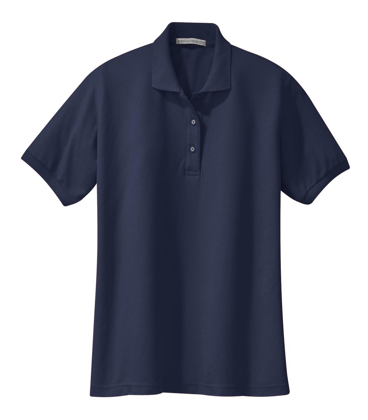Port Authority Women's Silk Touch Polo - Navy