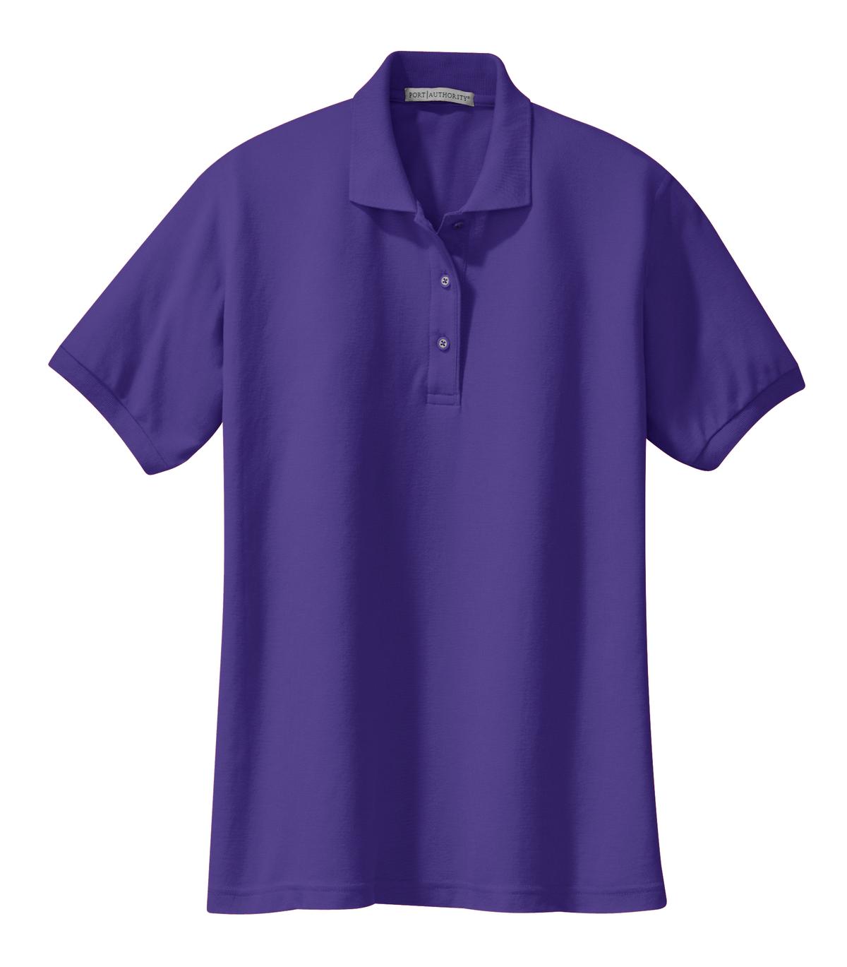 Port Authority Women's Silk Touch Polo - Purple
