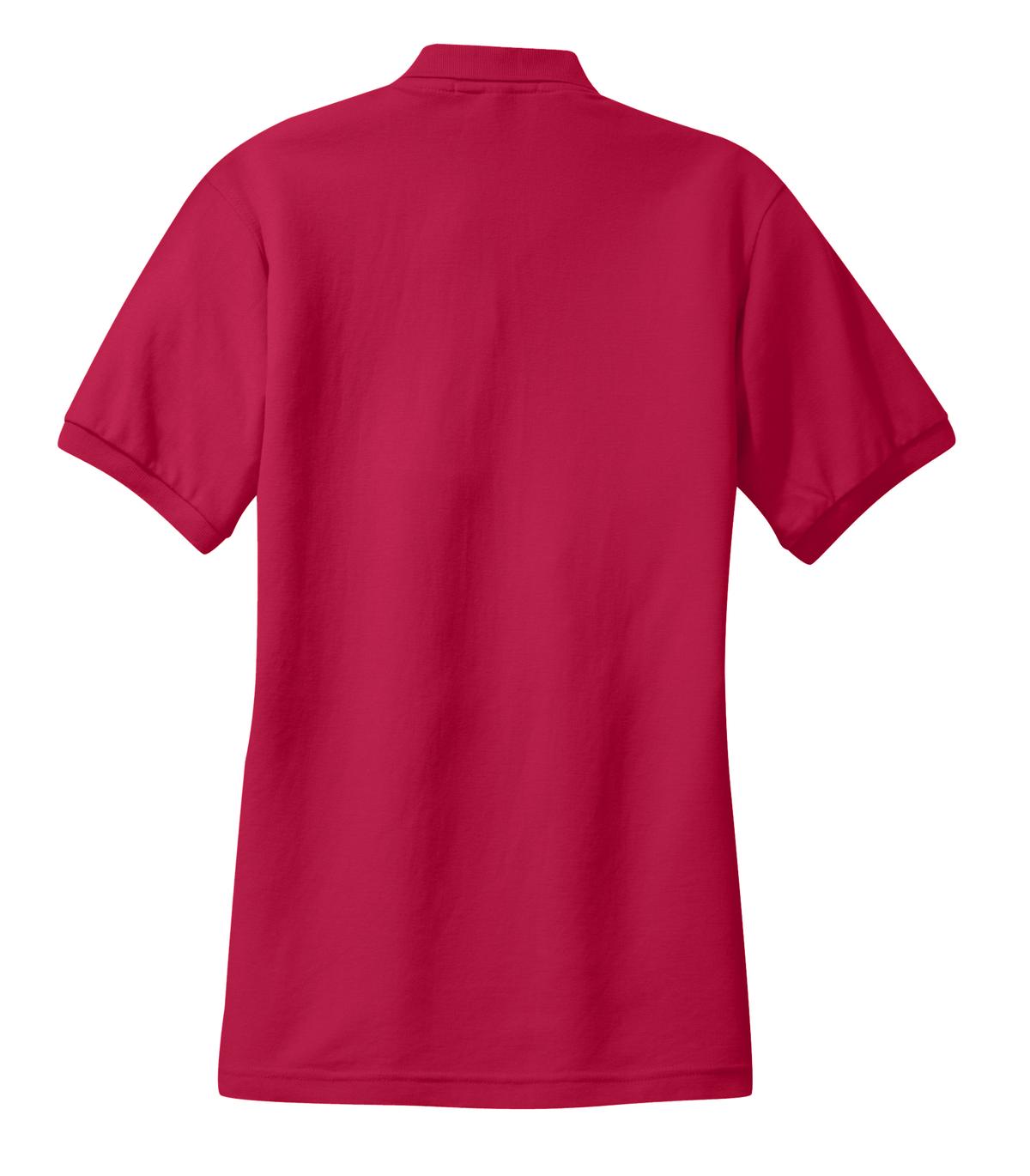 Port Authority Women's Silk Touch Polo - Red