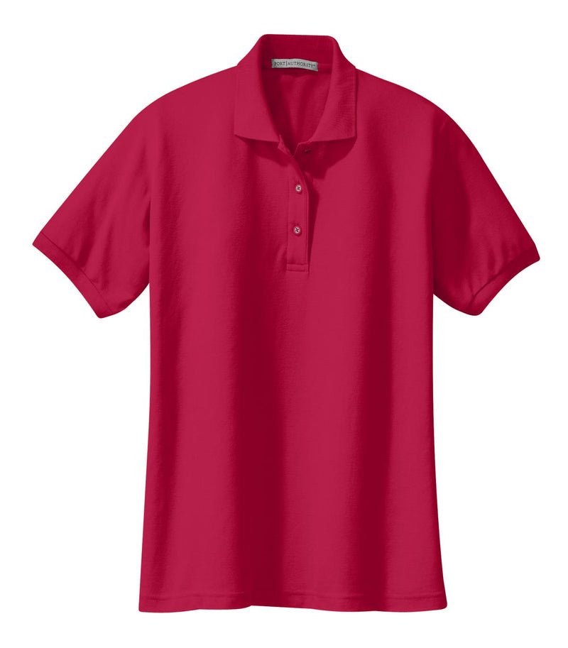 Port Authority Women's Silk Touch Polo - Red