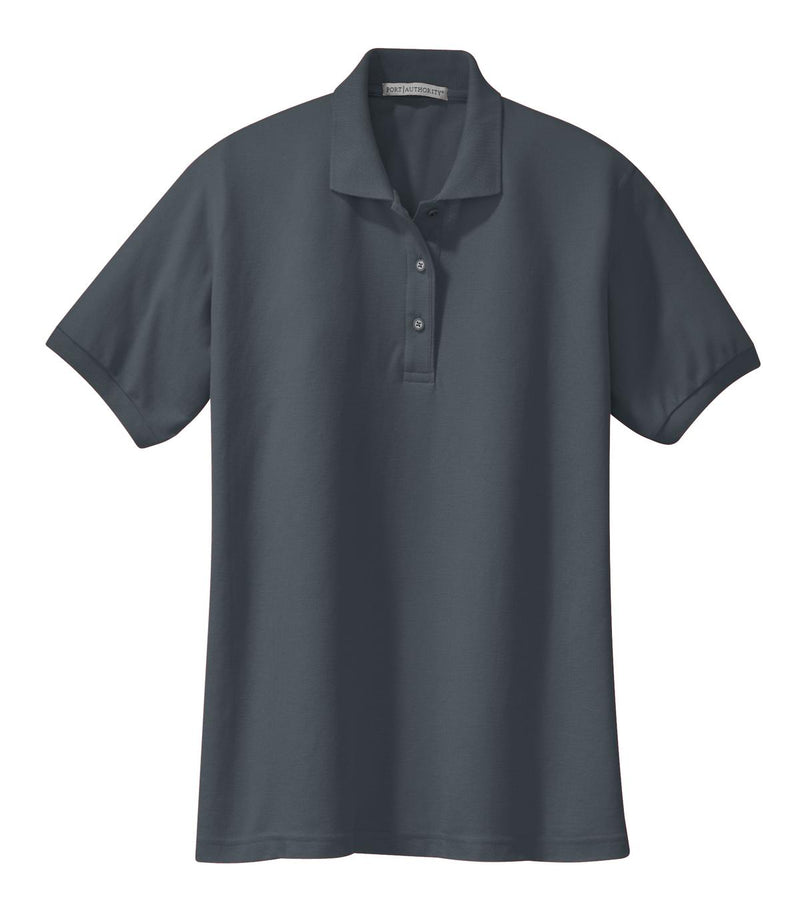 Port Authority Women's Silk Touch Polo - Steel Grey