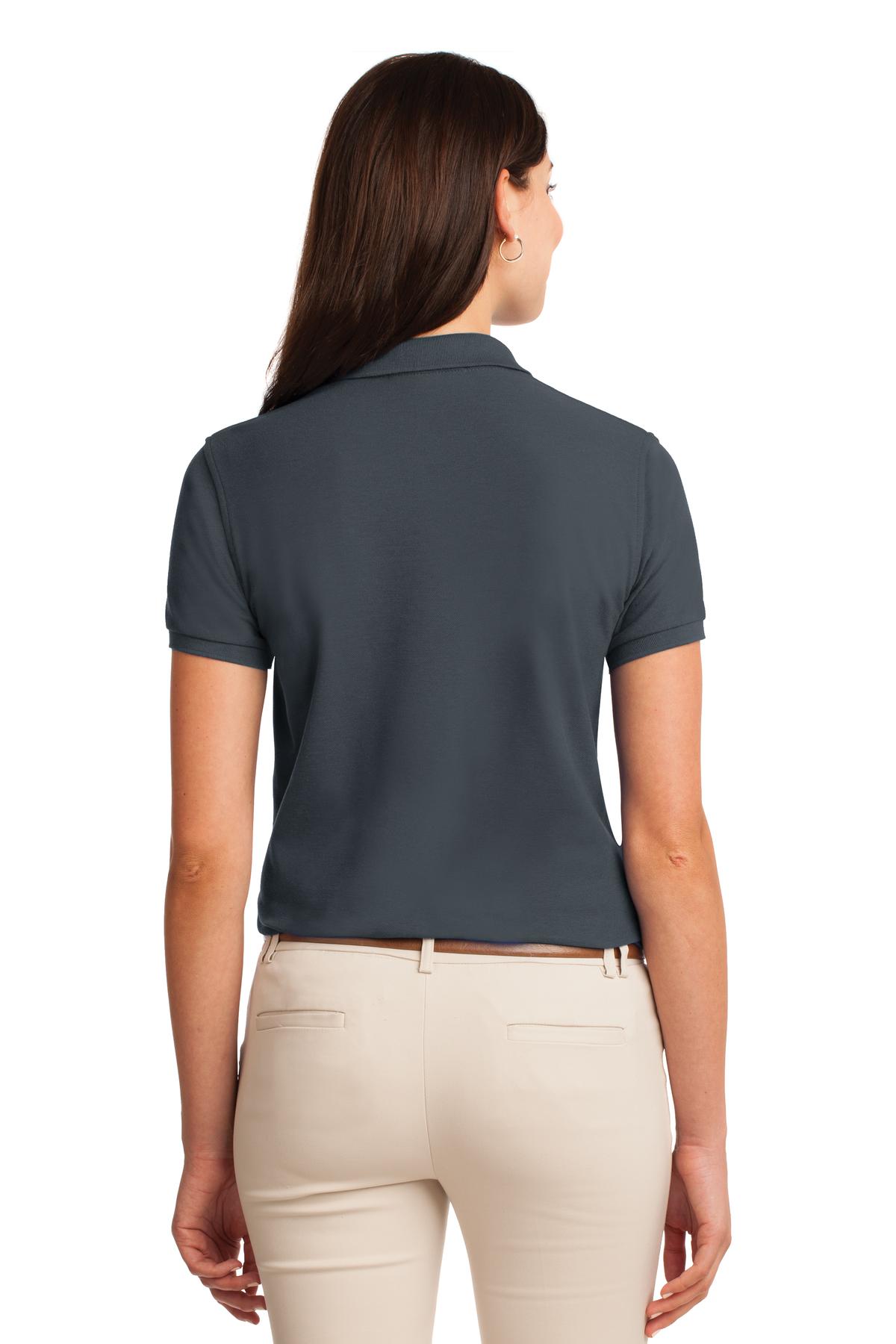 Port Authority Women's Silk Touch Polo - Steel Grey