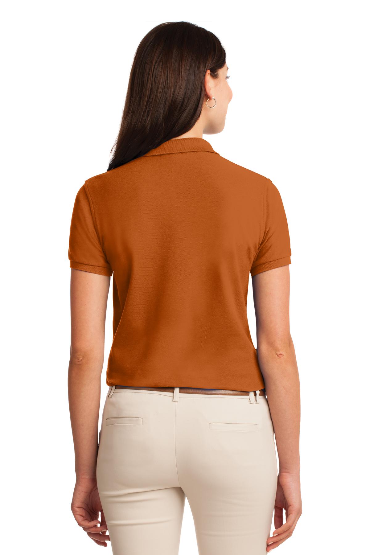 Port Authority Women's Silk Touch Polo - Texas Orange